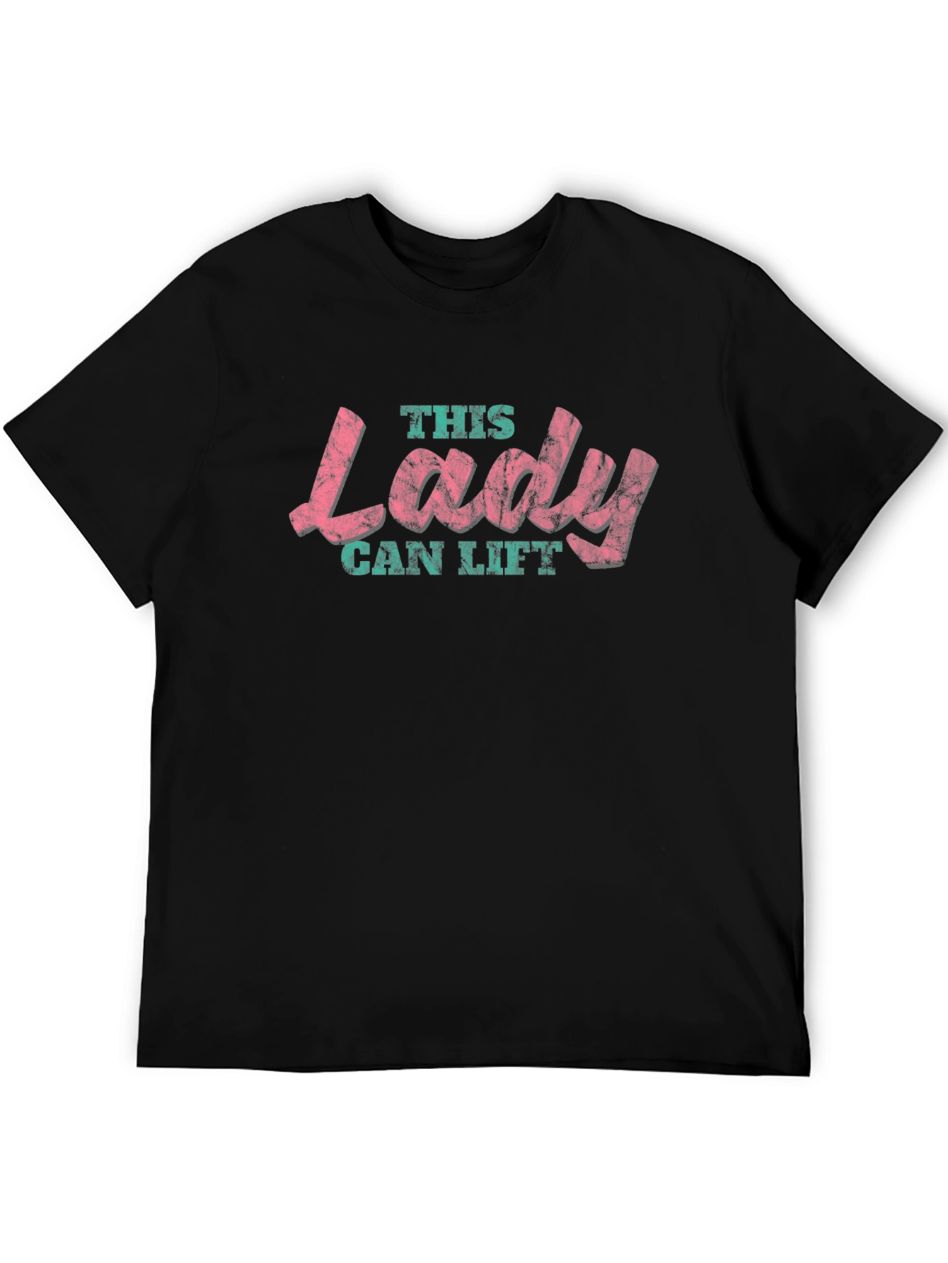 This Lady Can Lift T-Shirt Black