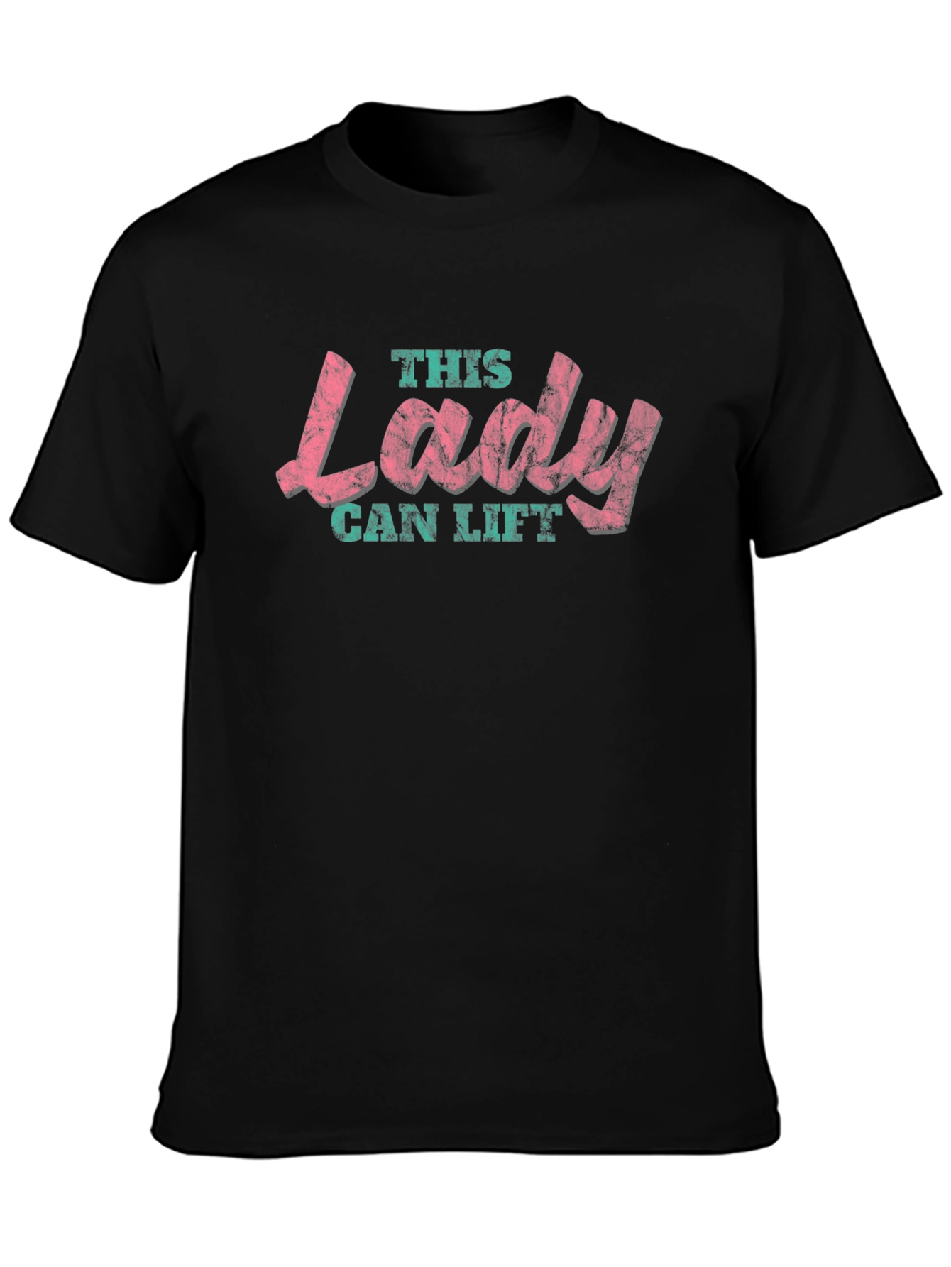 This Lady Can Lift T-Shirt Black