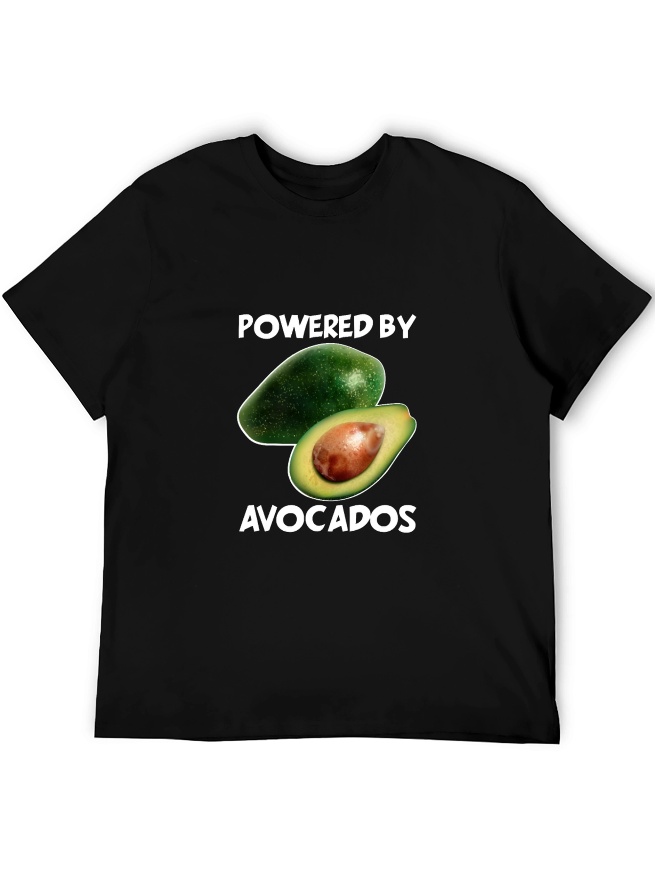 Powered By Avocados Graphic T-Shirt