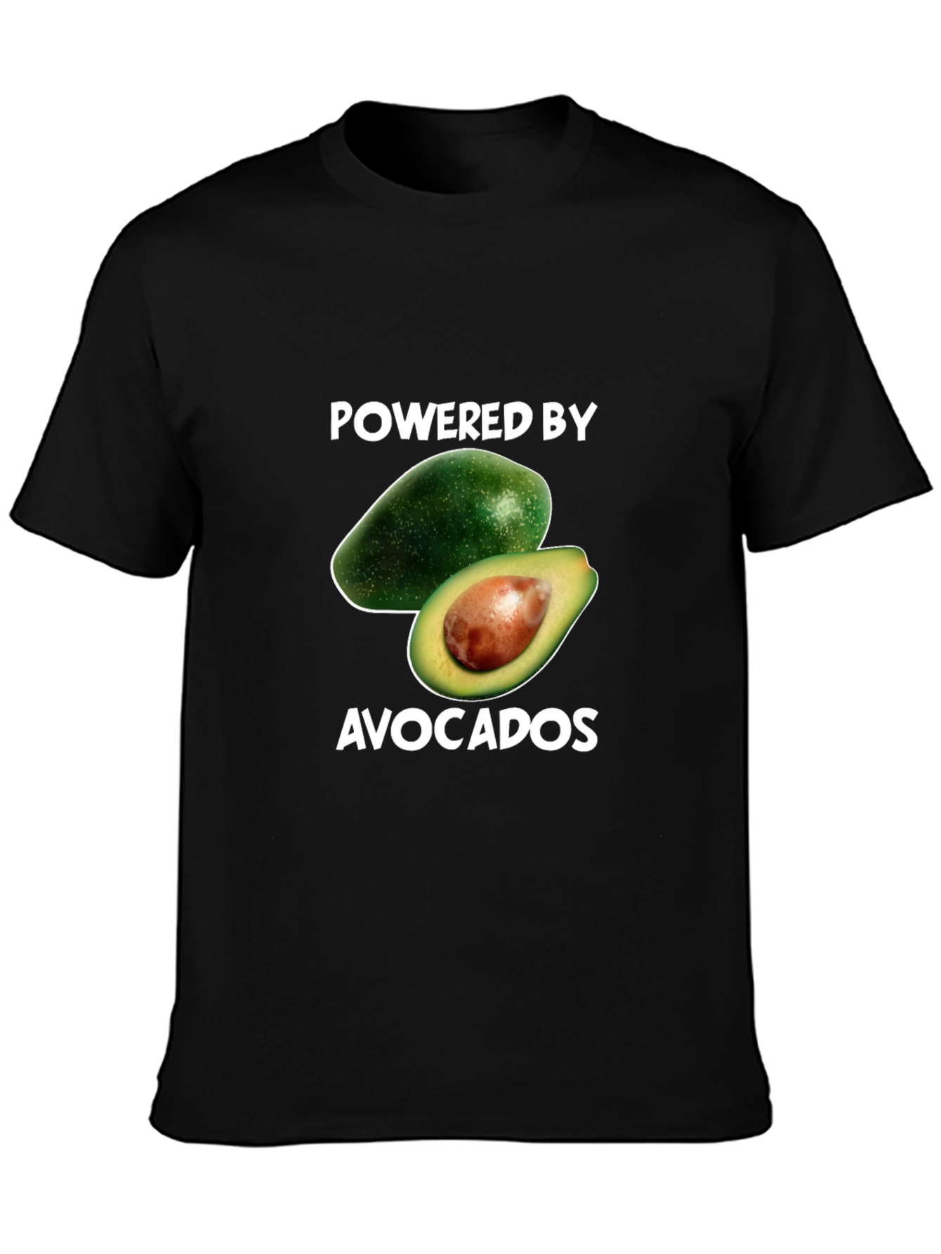 Powered By Avocados Graphic T-Shirt
