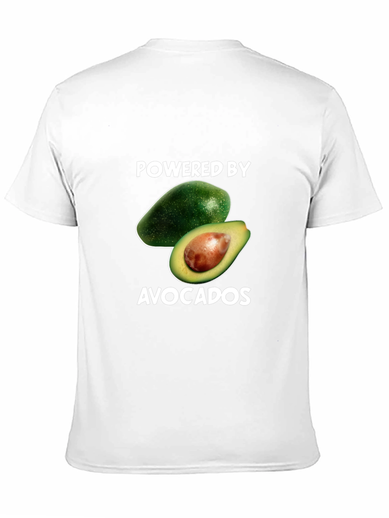 Powered By Avocados Graphic T-Shirt