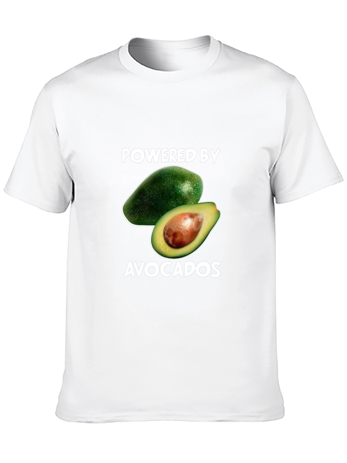Powered By Avocados Graphic T-Shirt
