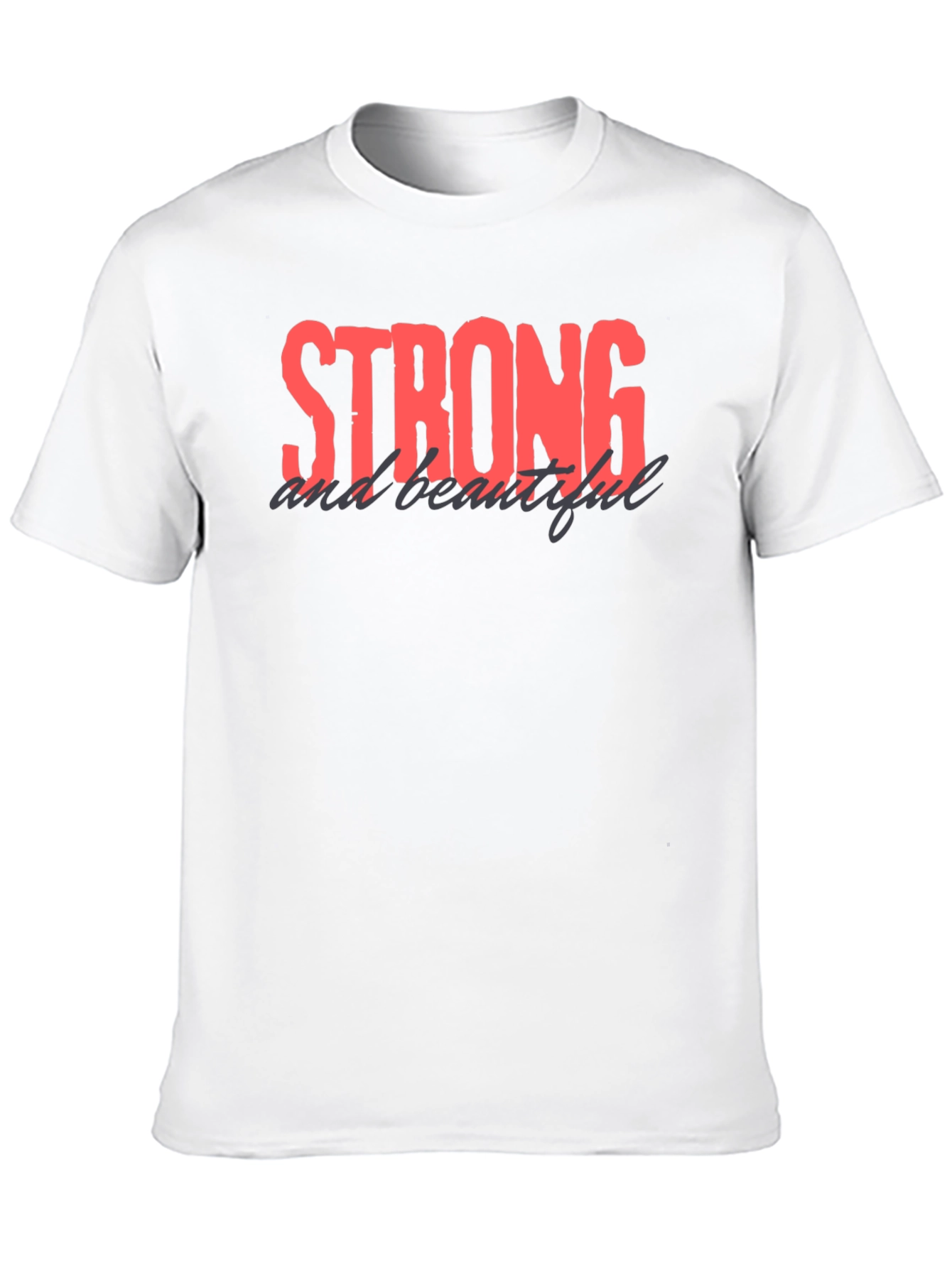 Strong and Beautiful Black Graphic Tee