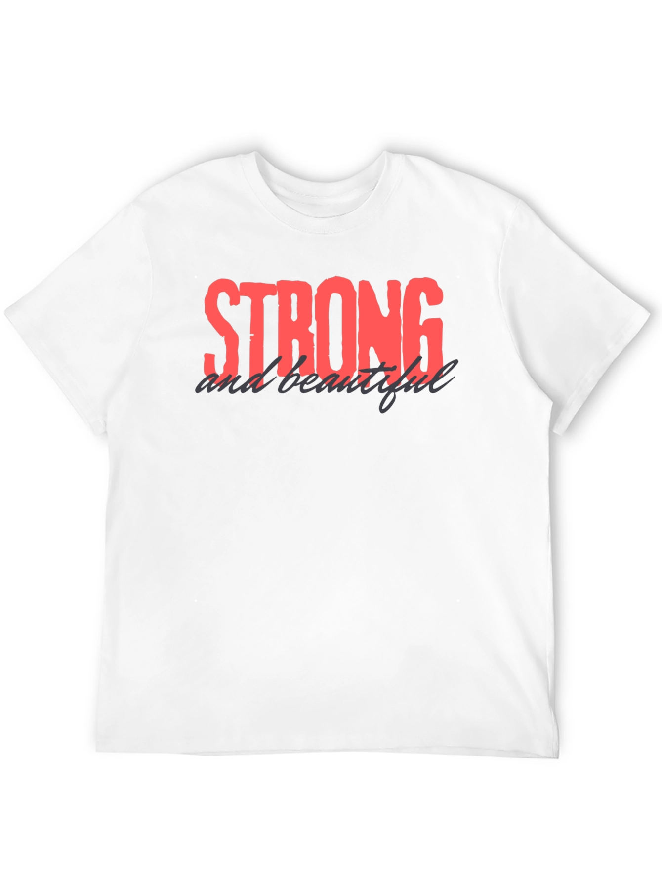 Strong and Beautiful Black Graphic Tee