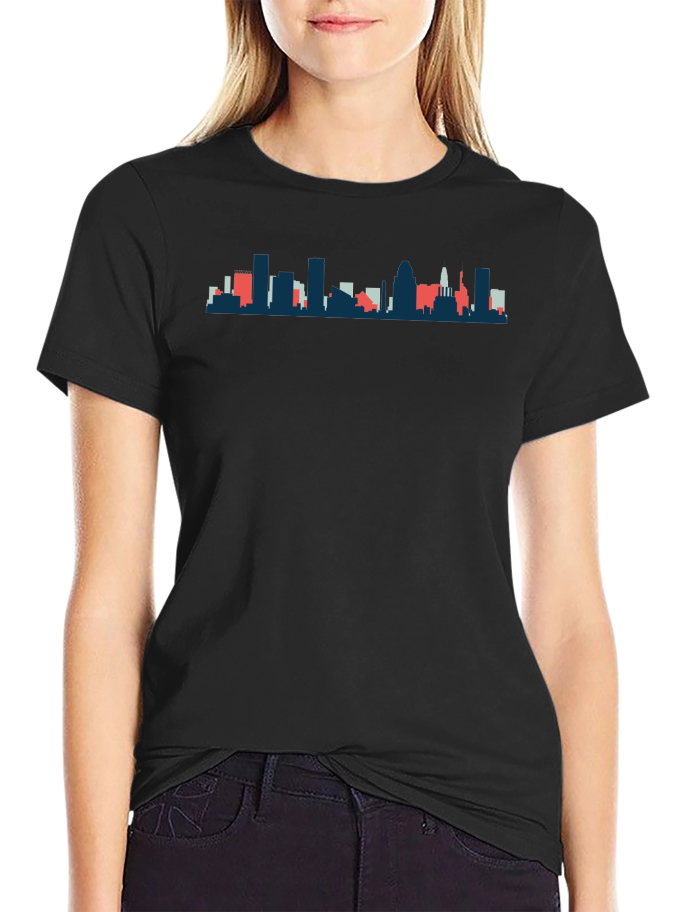 City Skyline Graphic Tee - Modern Comfort