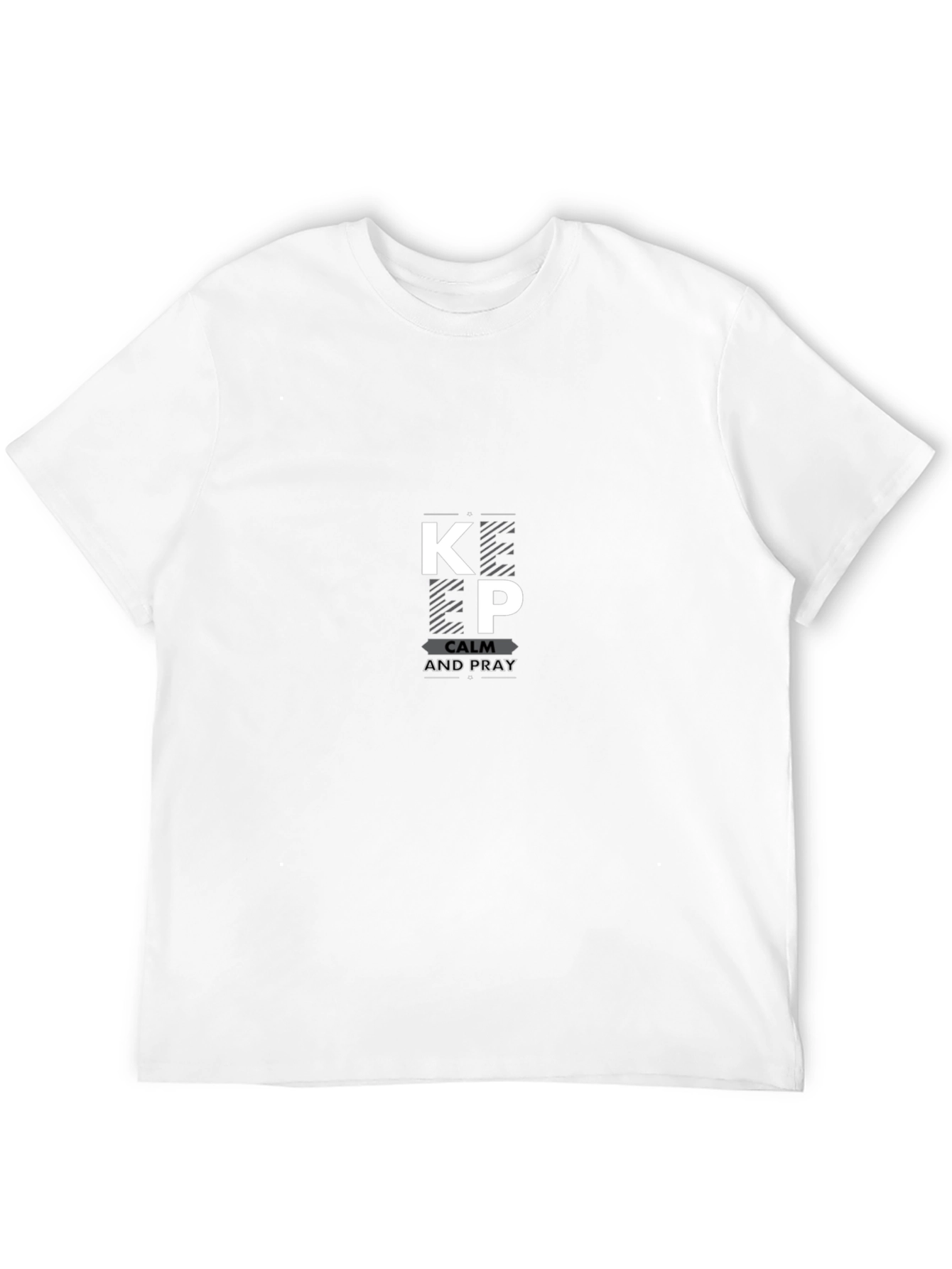 Keep Calm and Pray Black T-Shirt