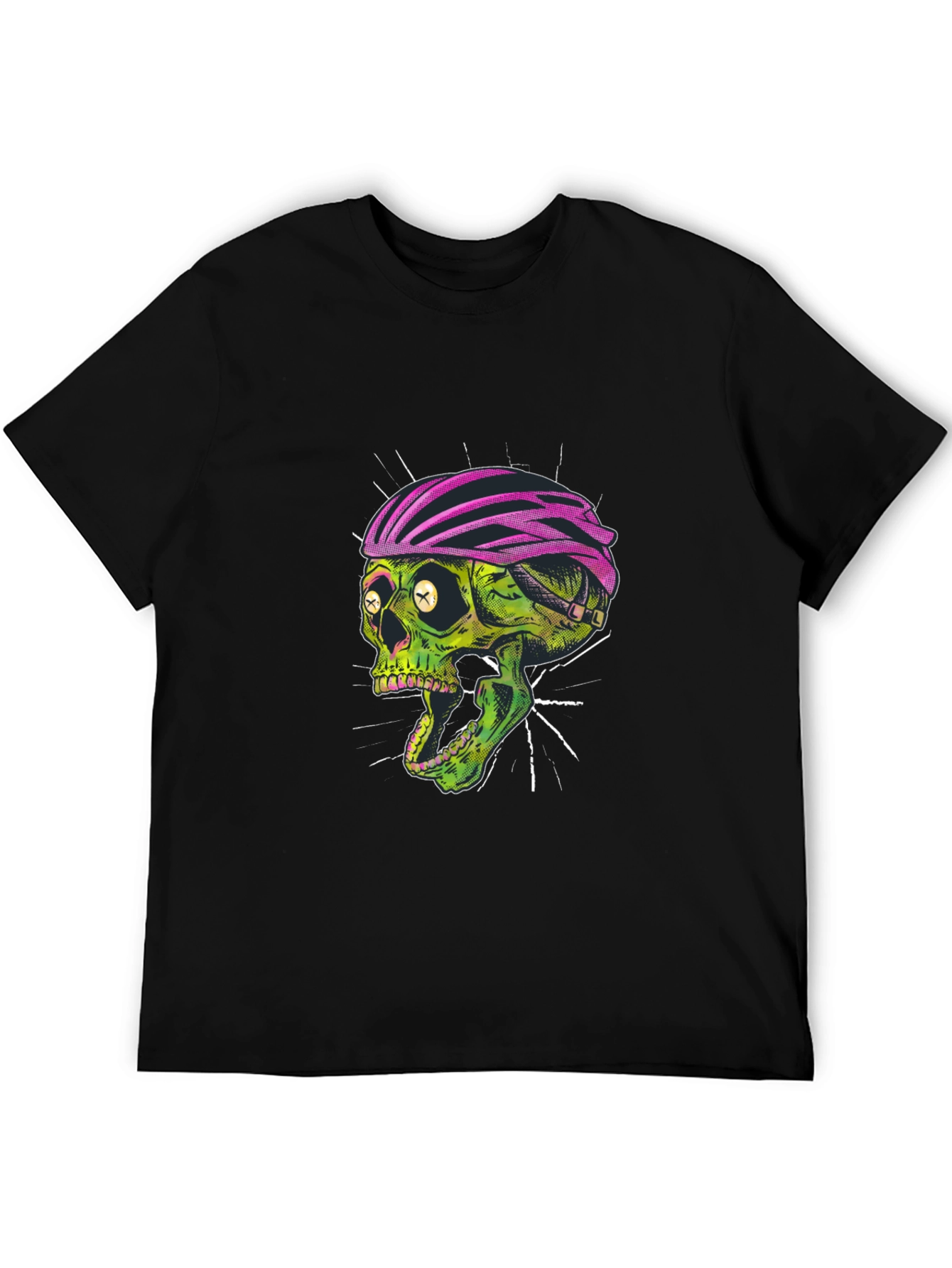Skull Biker Graphic T-Shirt - Unique Design