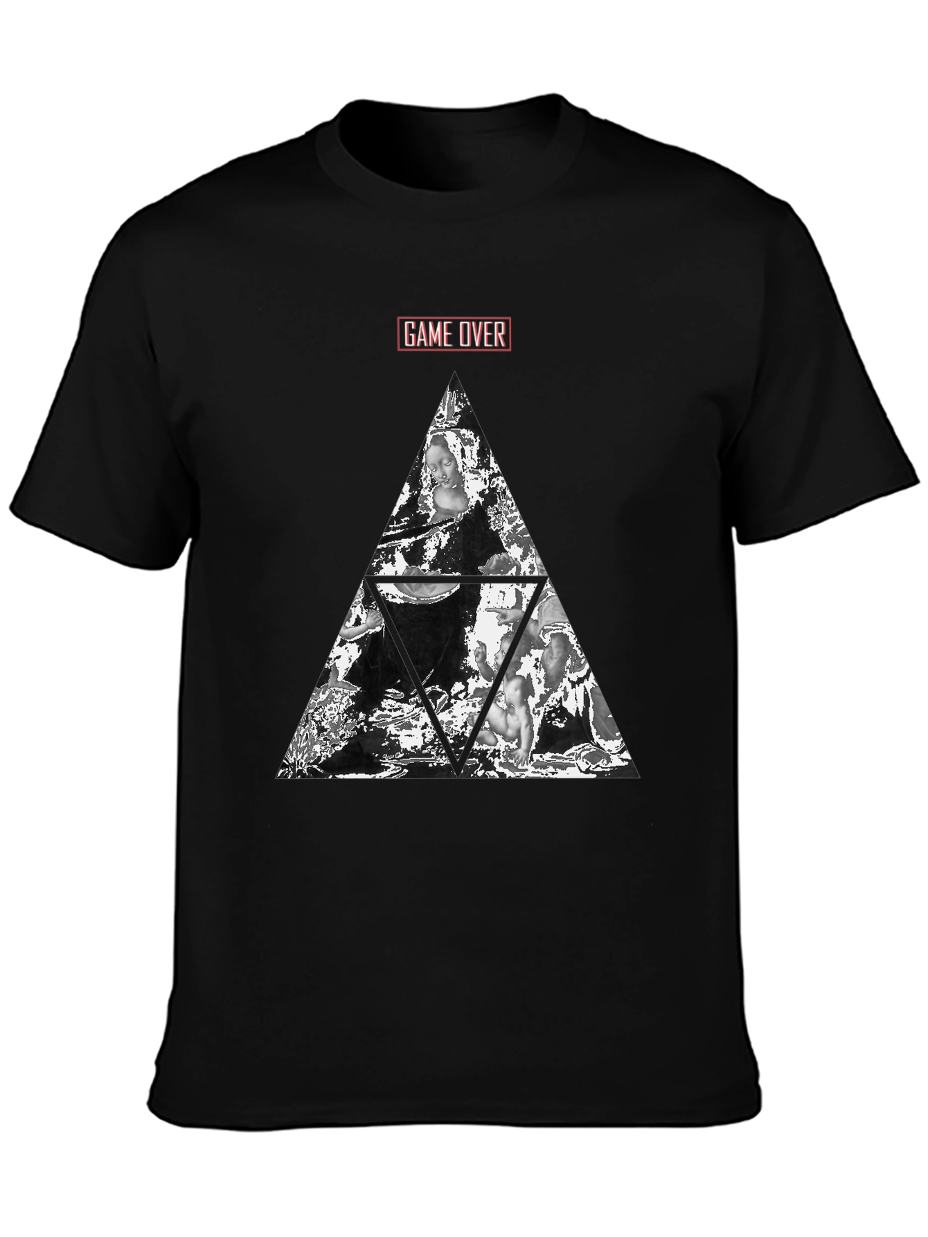 Graphic T-Shirt - Game Over Triangle Art