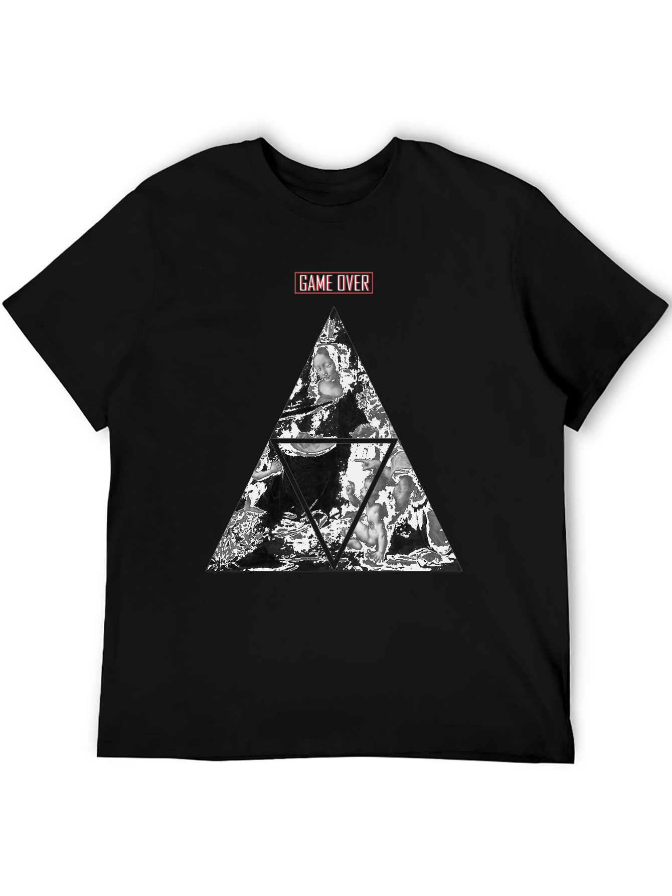Graphic T-Shirt - Game Over Triangle Art