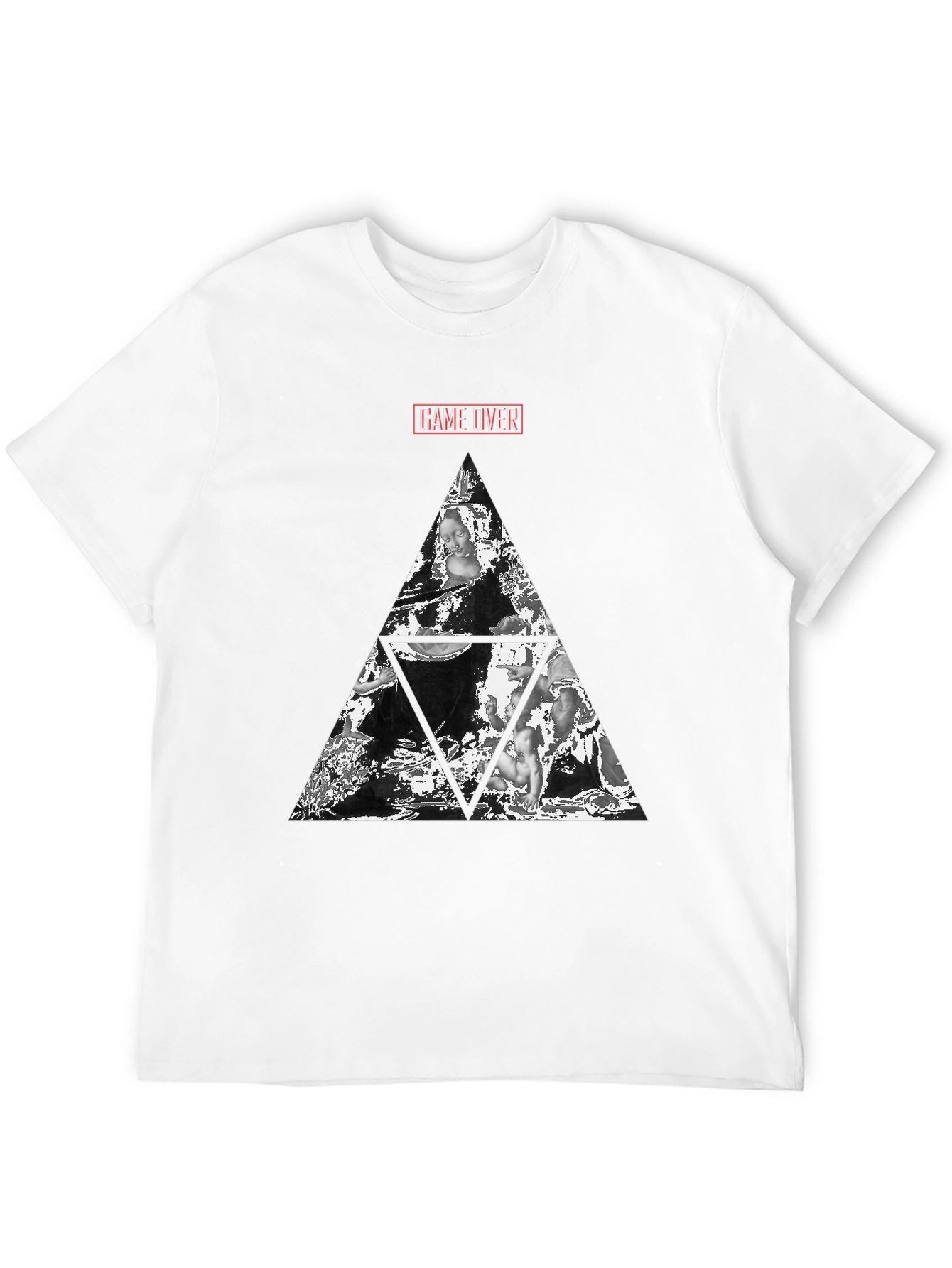 Graphic T-Shirt - Game Over Triangle Art