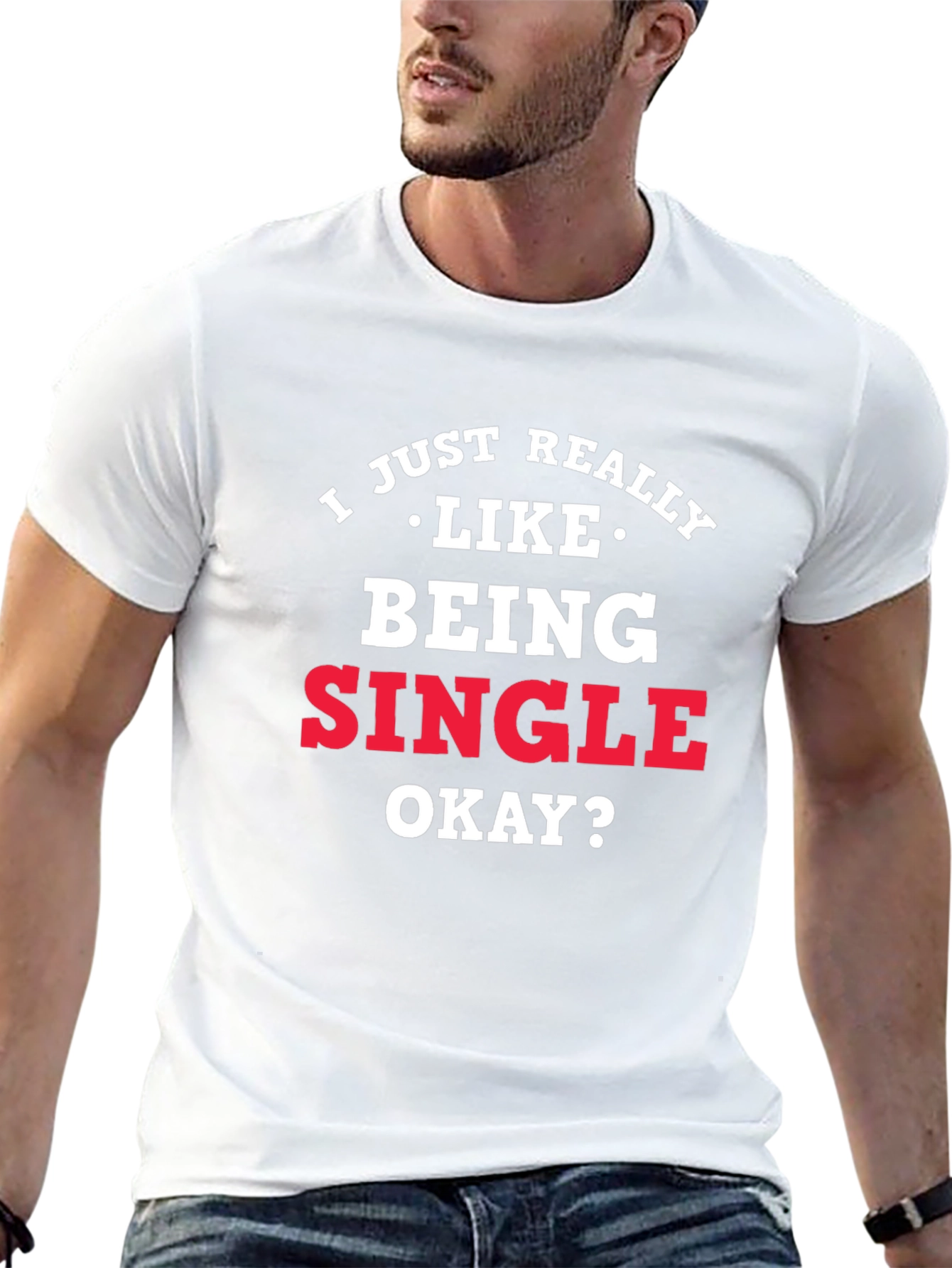 I Just Really Like Being Single Graphic Tee