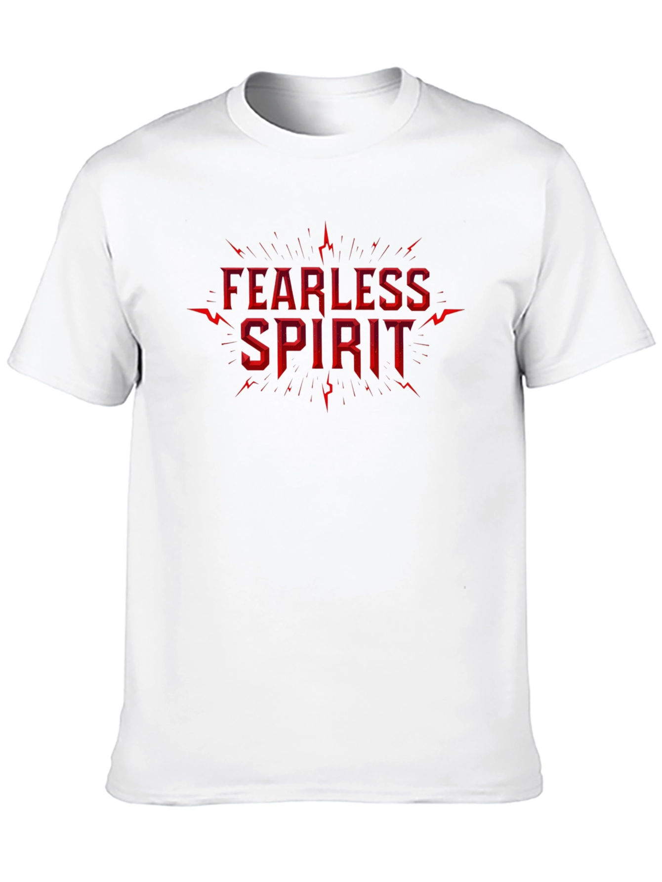 Fearless Spirit Graphic Tee - Black Cotton Shirt