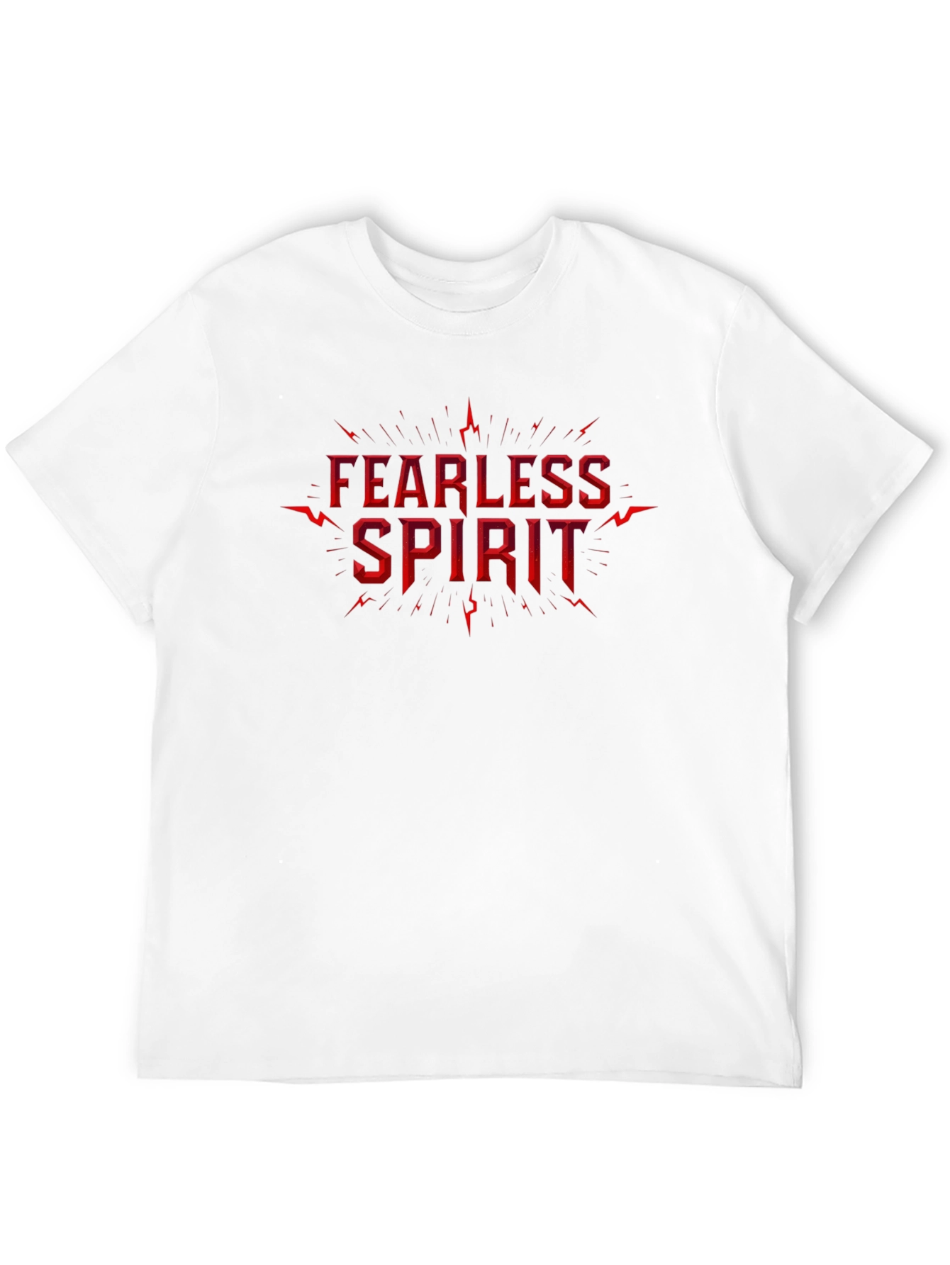 Fearless Spirit Graphic Tee - Black Cotton Shirt