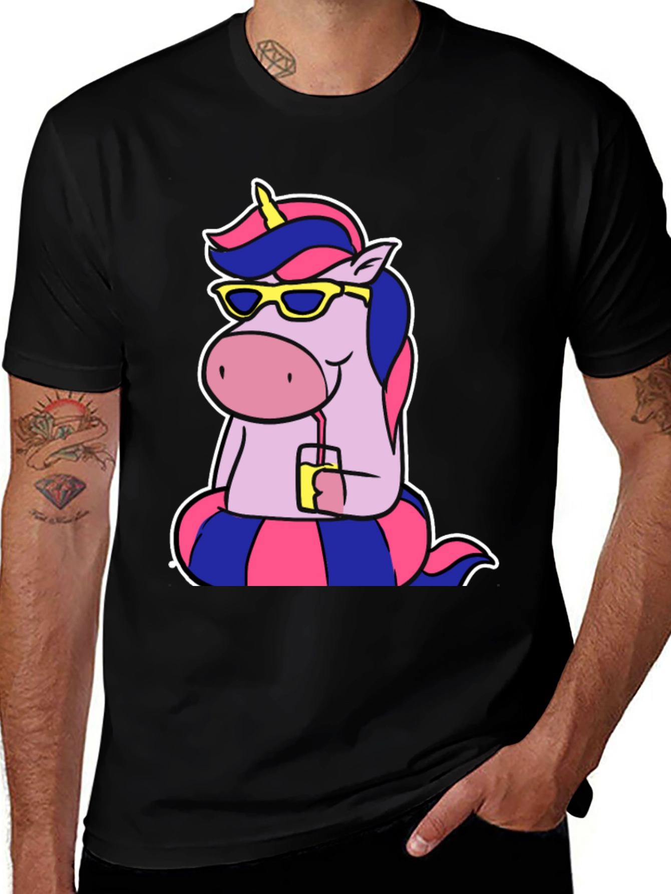 Cool Unicorn Tee - Summer Vibes