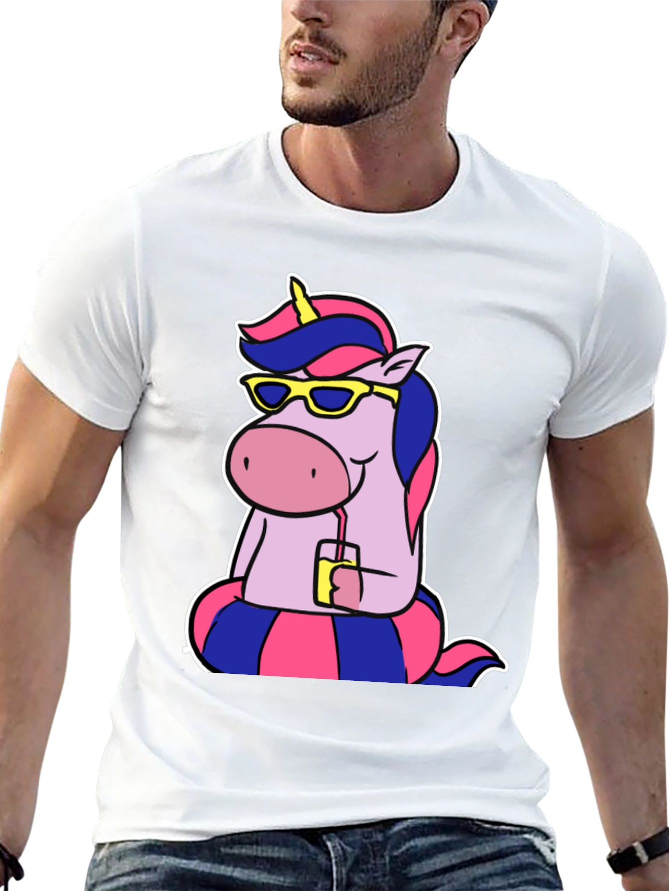 Cool Unicorn Tee - Summer Vibes