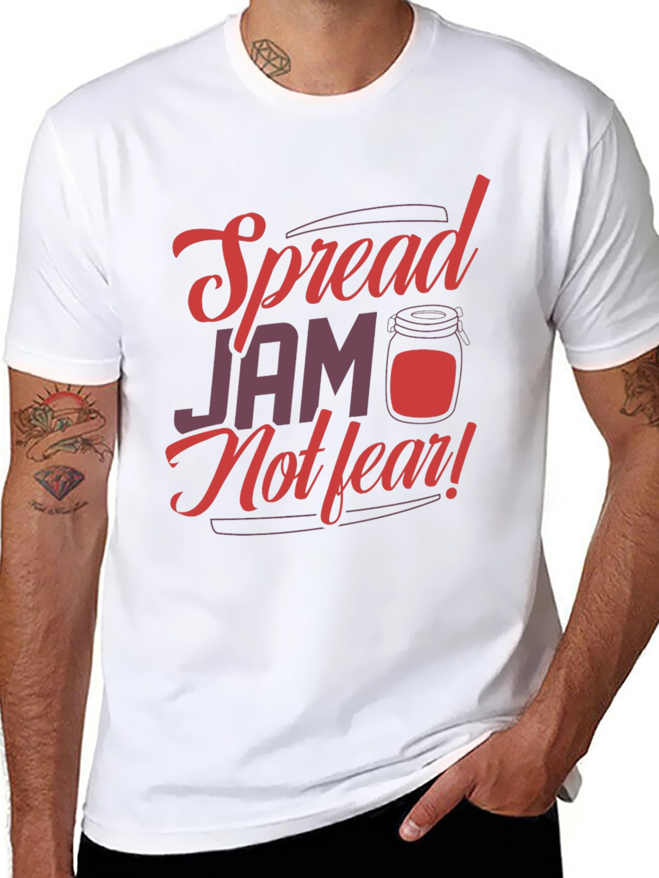 Spread Jam Not Fear Graphic Tee