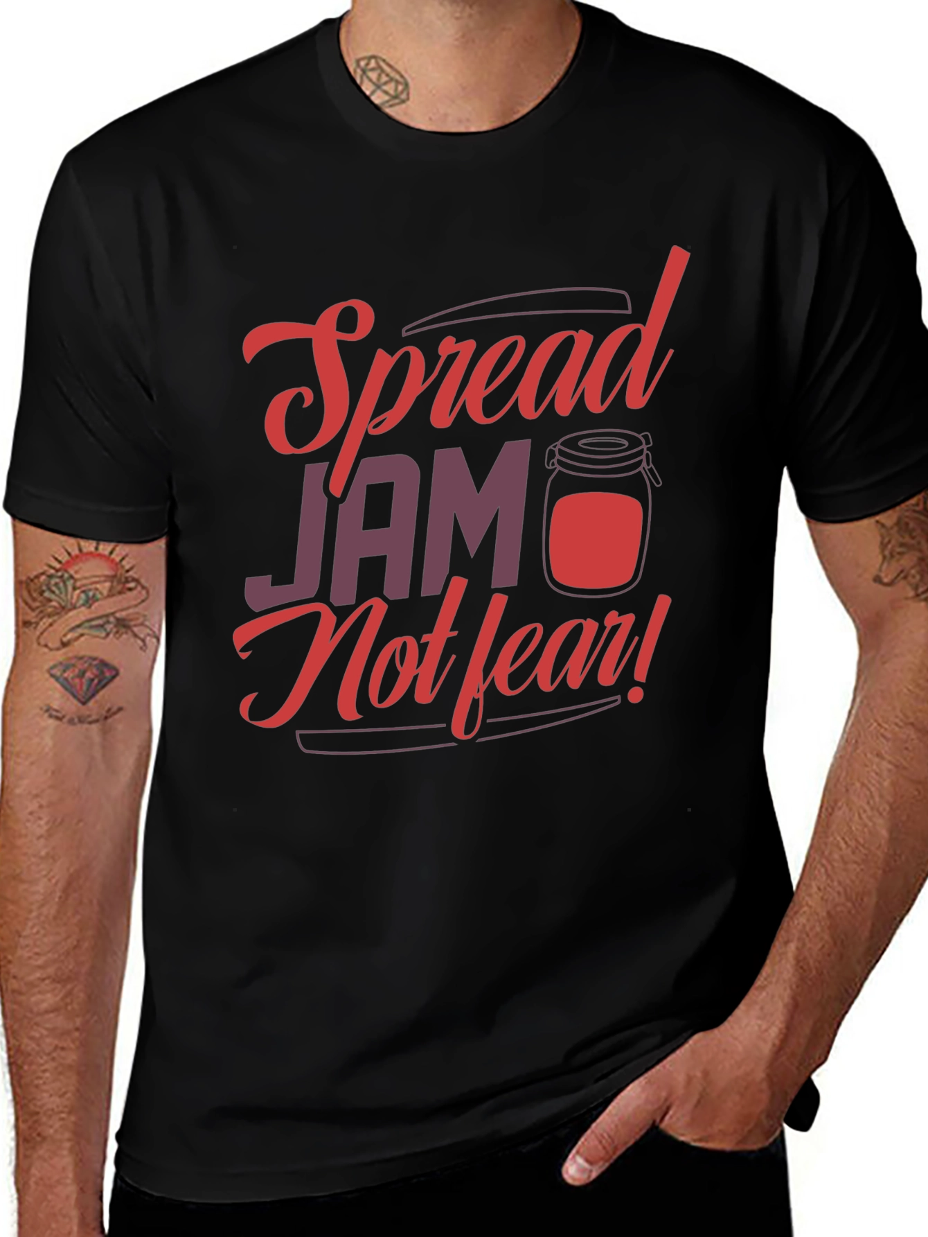 Spread Jam Not Fear Graphic Tee