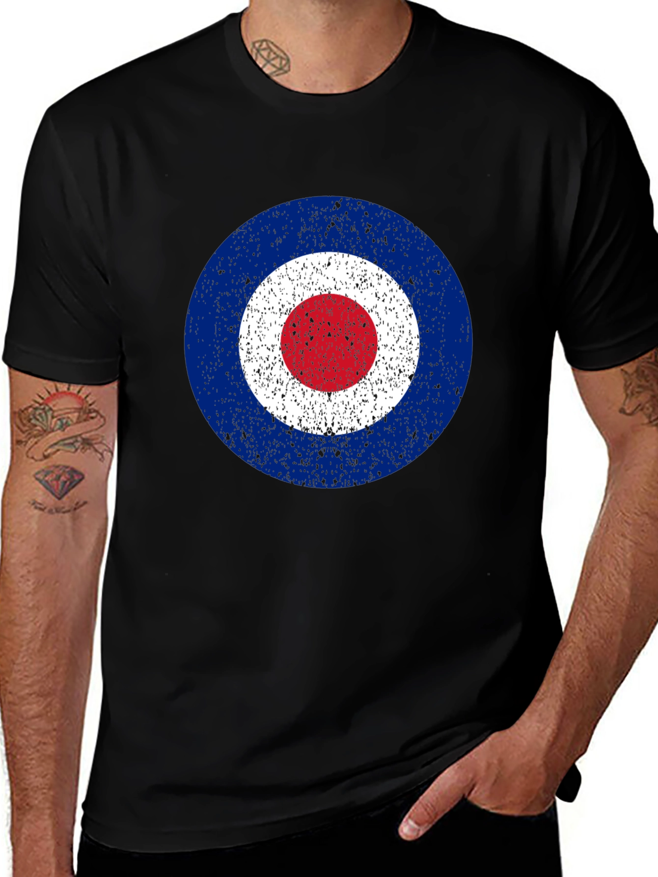 Retro Target Graphic Tee - Classic Cool T-Shirt