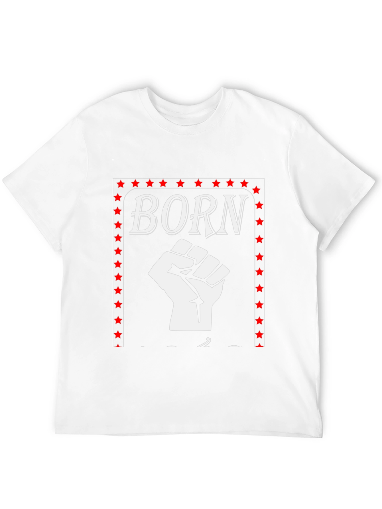 Born Fist Power Black Graphic Tee