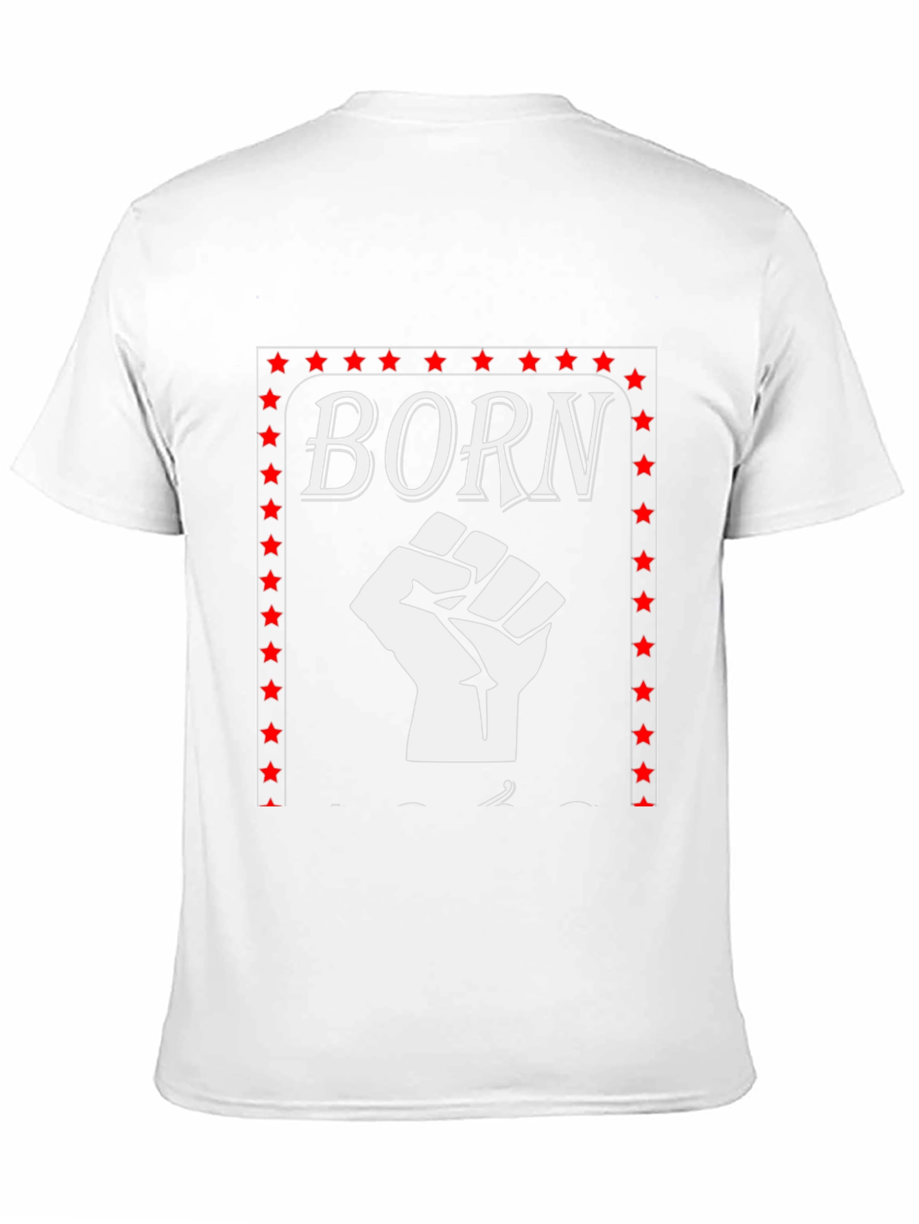 Born Fist Power Black Graphic Tee