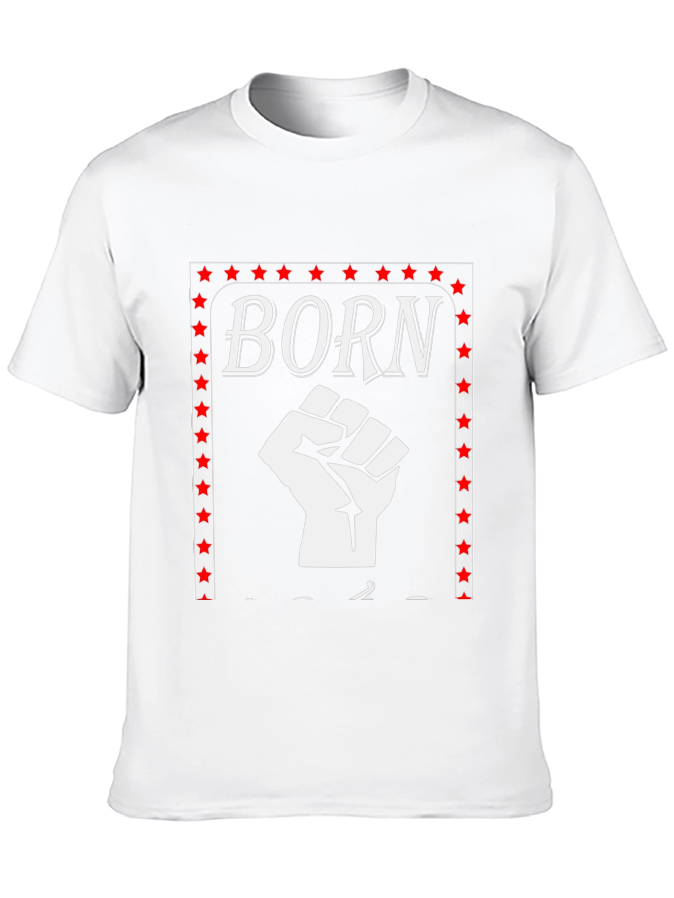 Born Fist Power Black Graphic Tee