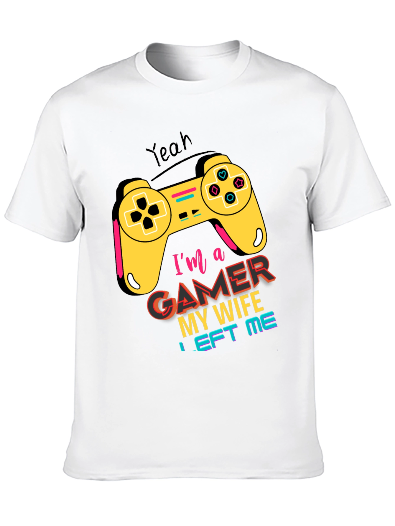 Gamer T-Shirt - My Wife Left Me Gaming Tee