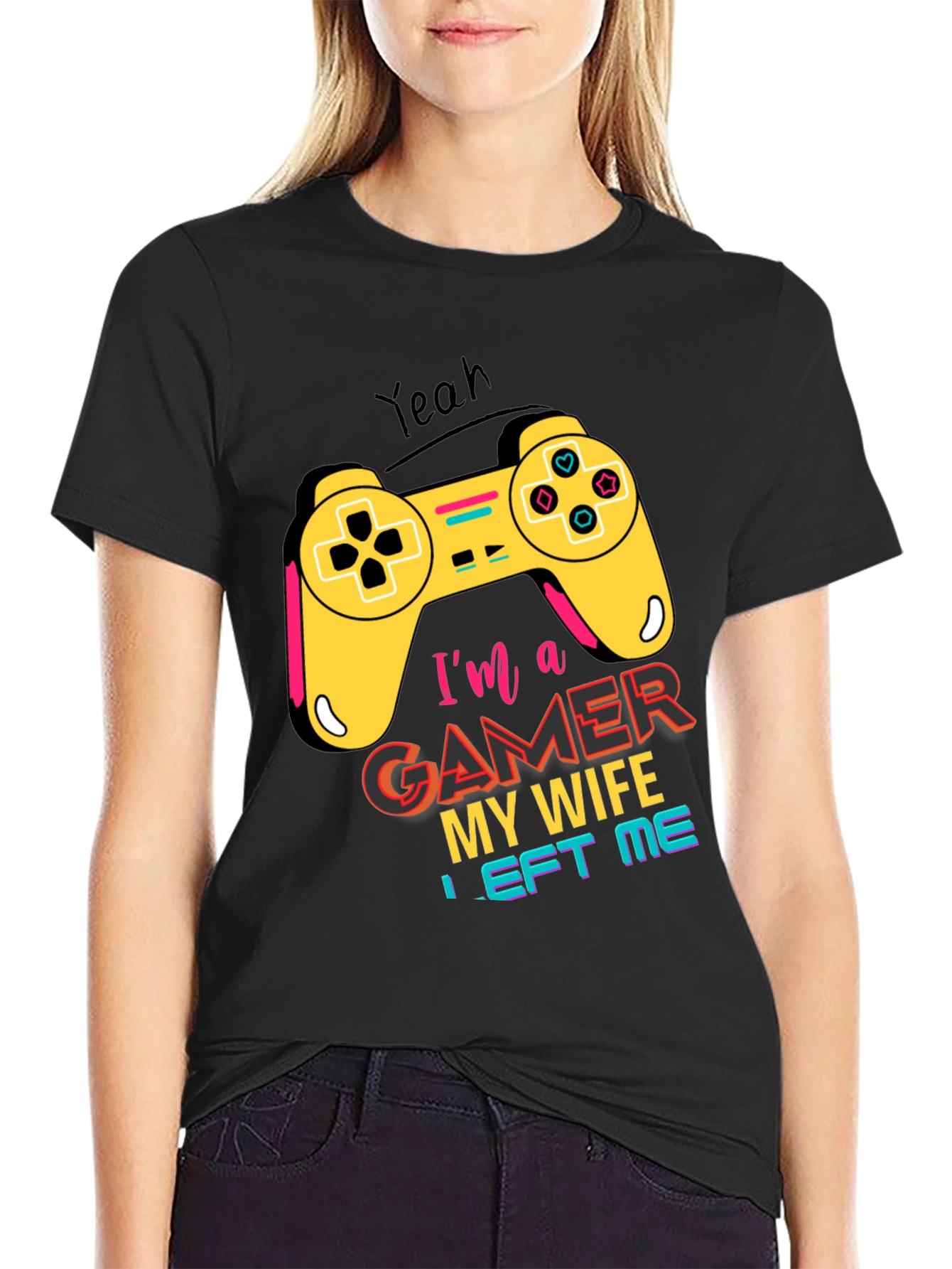 Gamer T-Shirt - My Wife Left Me Gaming Tee