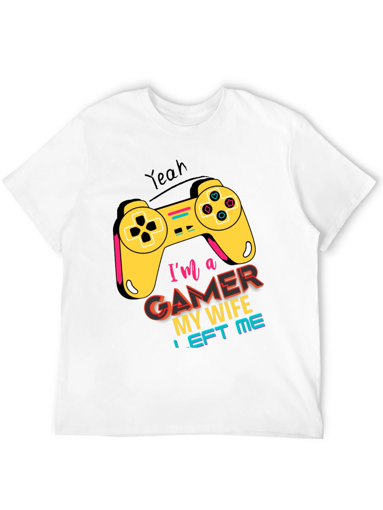 Gamer T-Shirt - My Wife Left Me Gaming Tee