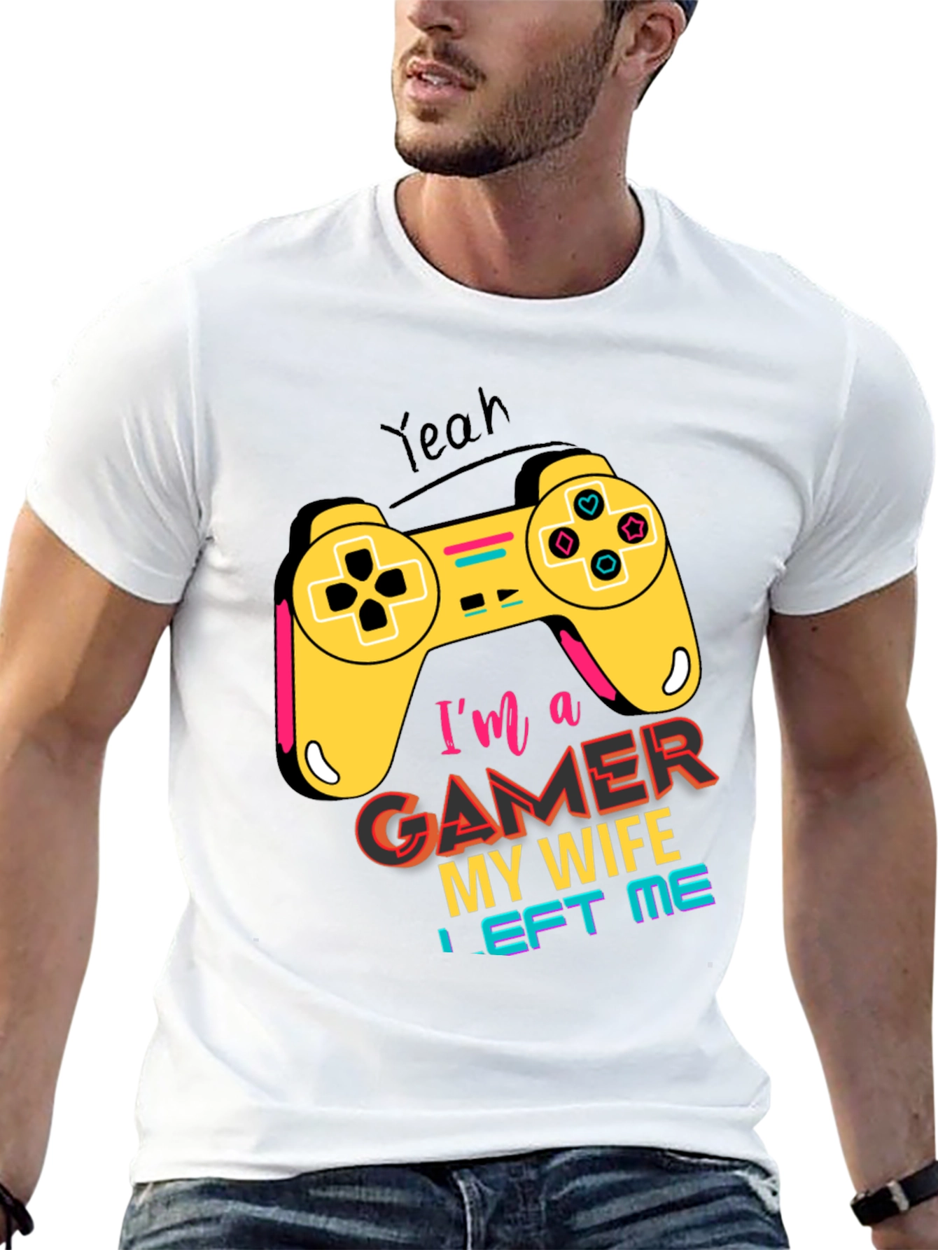 Gamer T-Shirt - My Wife Left Me Gaming Tee