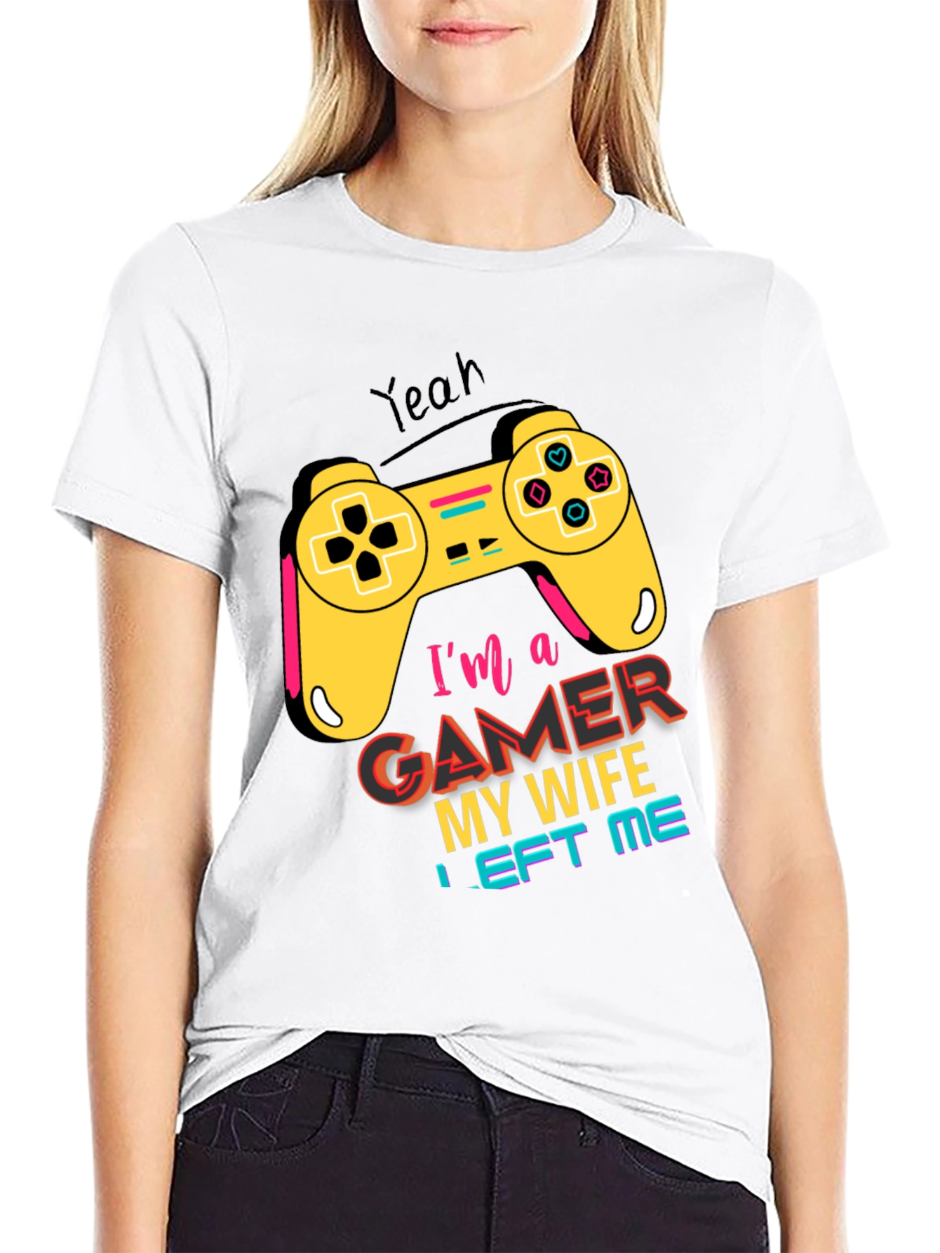 Gamer T-Shirt - My Wife Left Me Gaming Tee