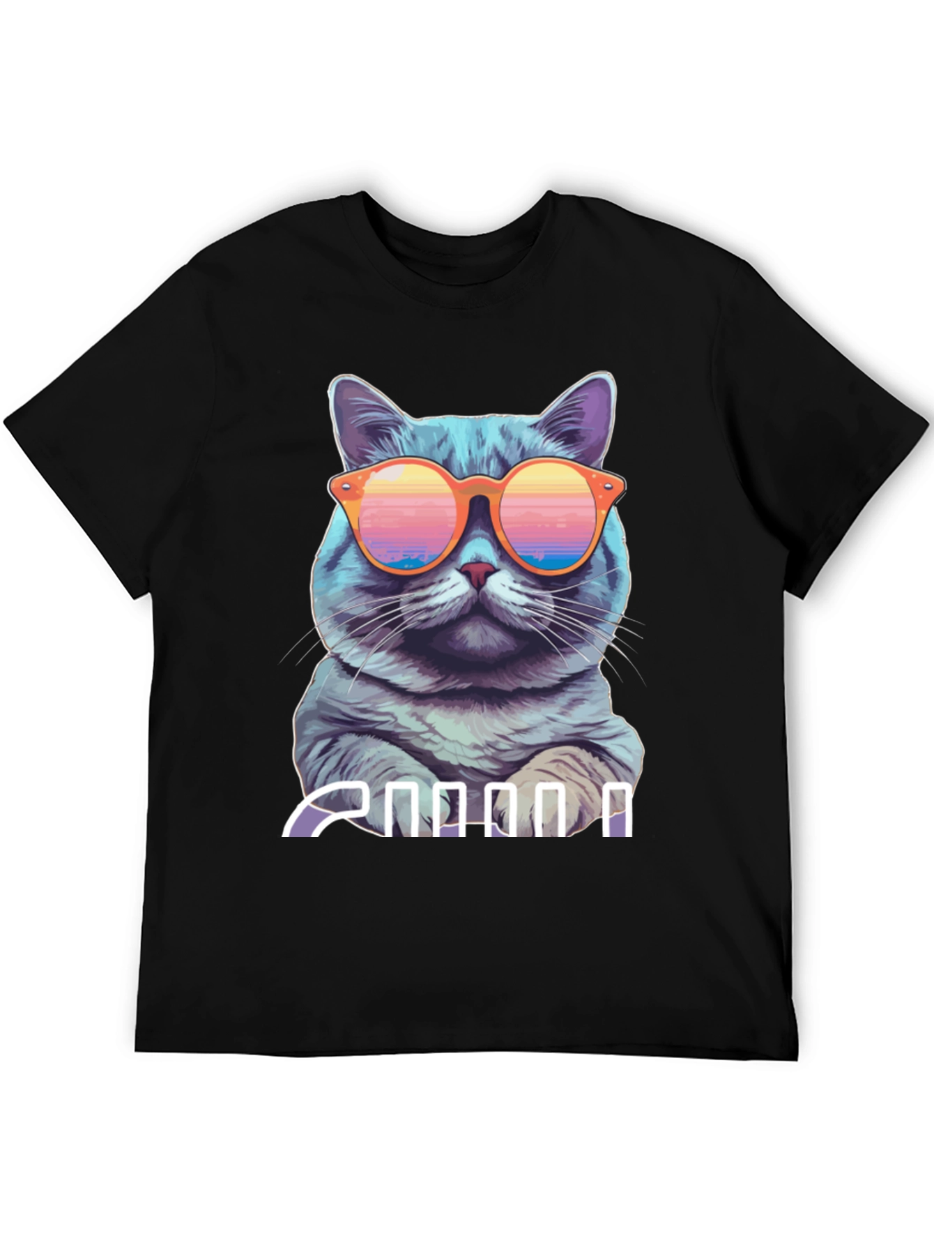 Cool Cat Graphic T-Shirt - Stylish and Fun