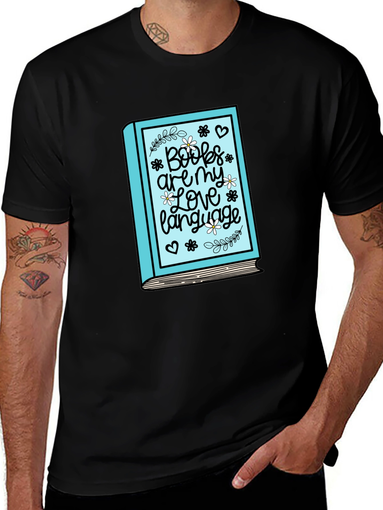 Book Lover T-Shirt: Books Are My Love Language