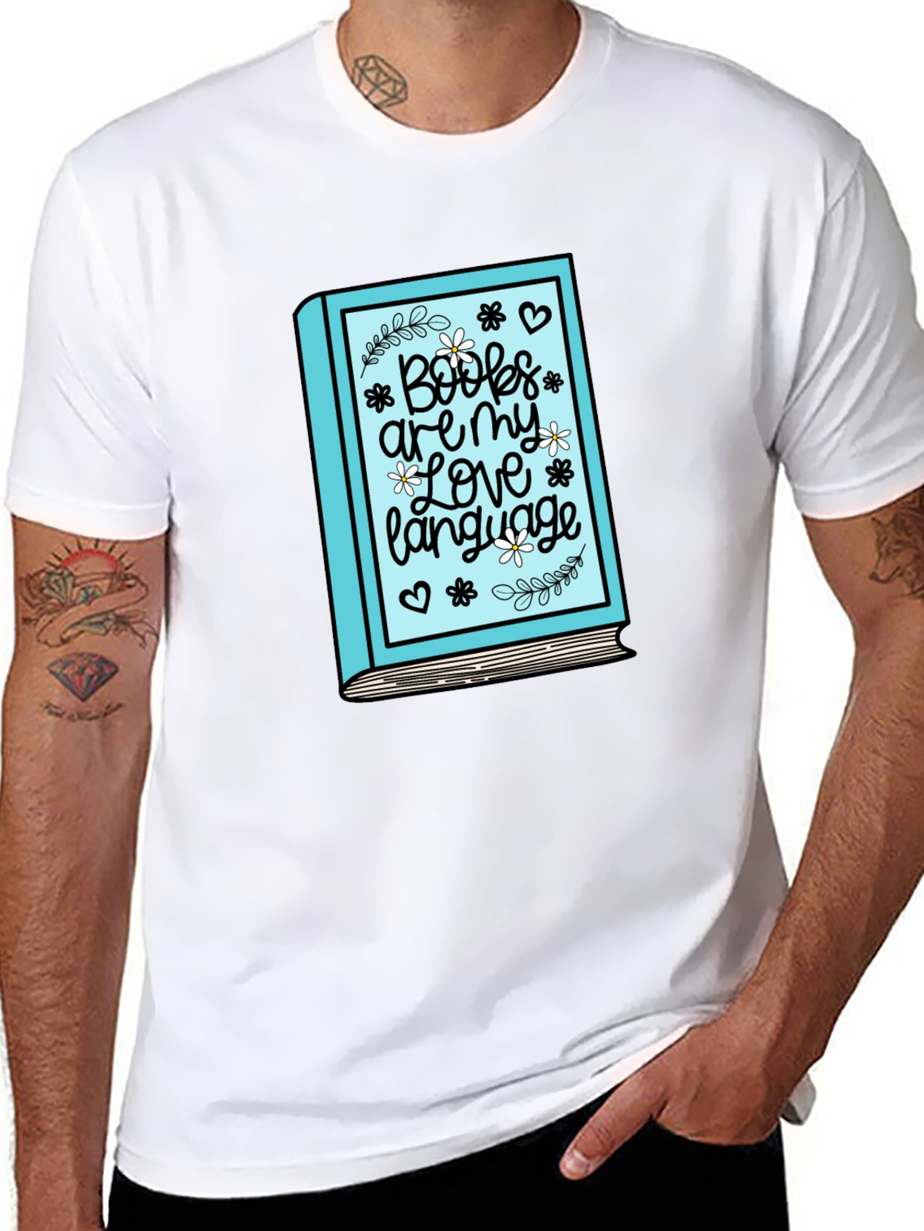 Book Lover T-Shirt: Books Are My Love Language