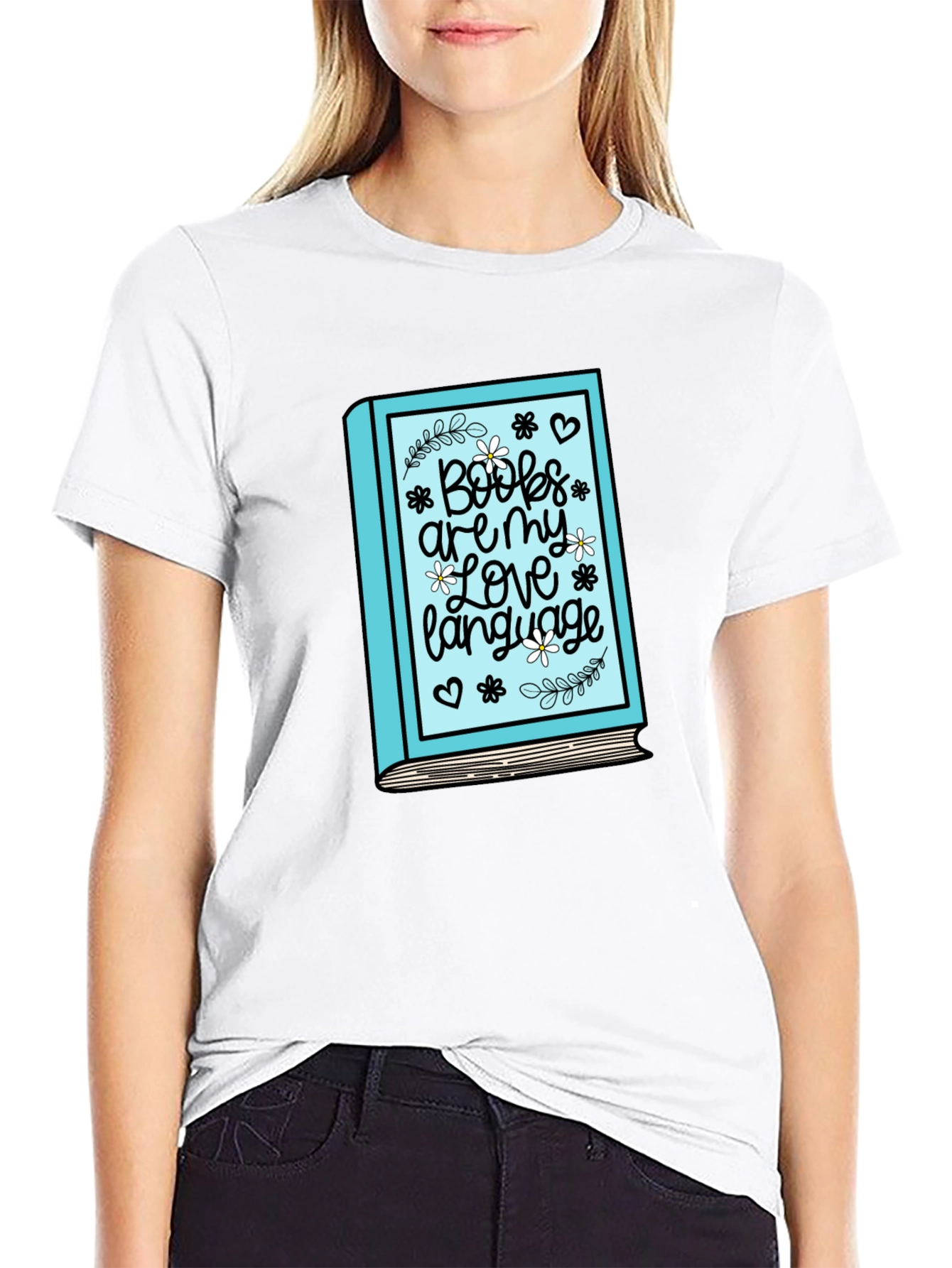 Book Lover T-Shirt: Books Are My Love Language