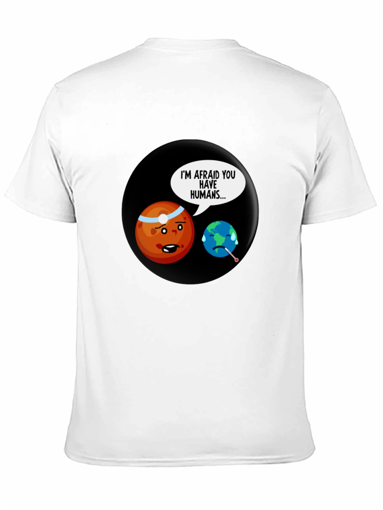 Humorous Planet Graphic T-Shirt