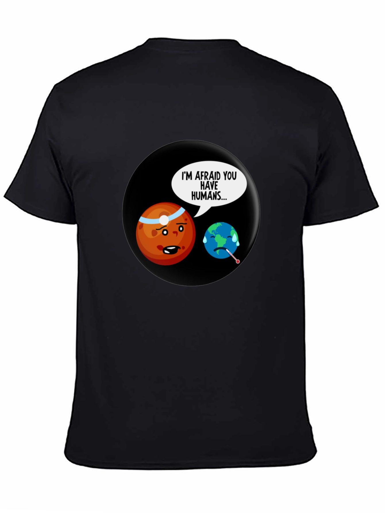 Humorous Planet Graphic T-Shirt