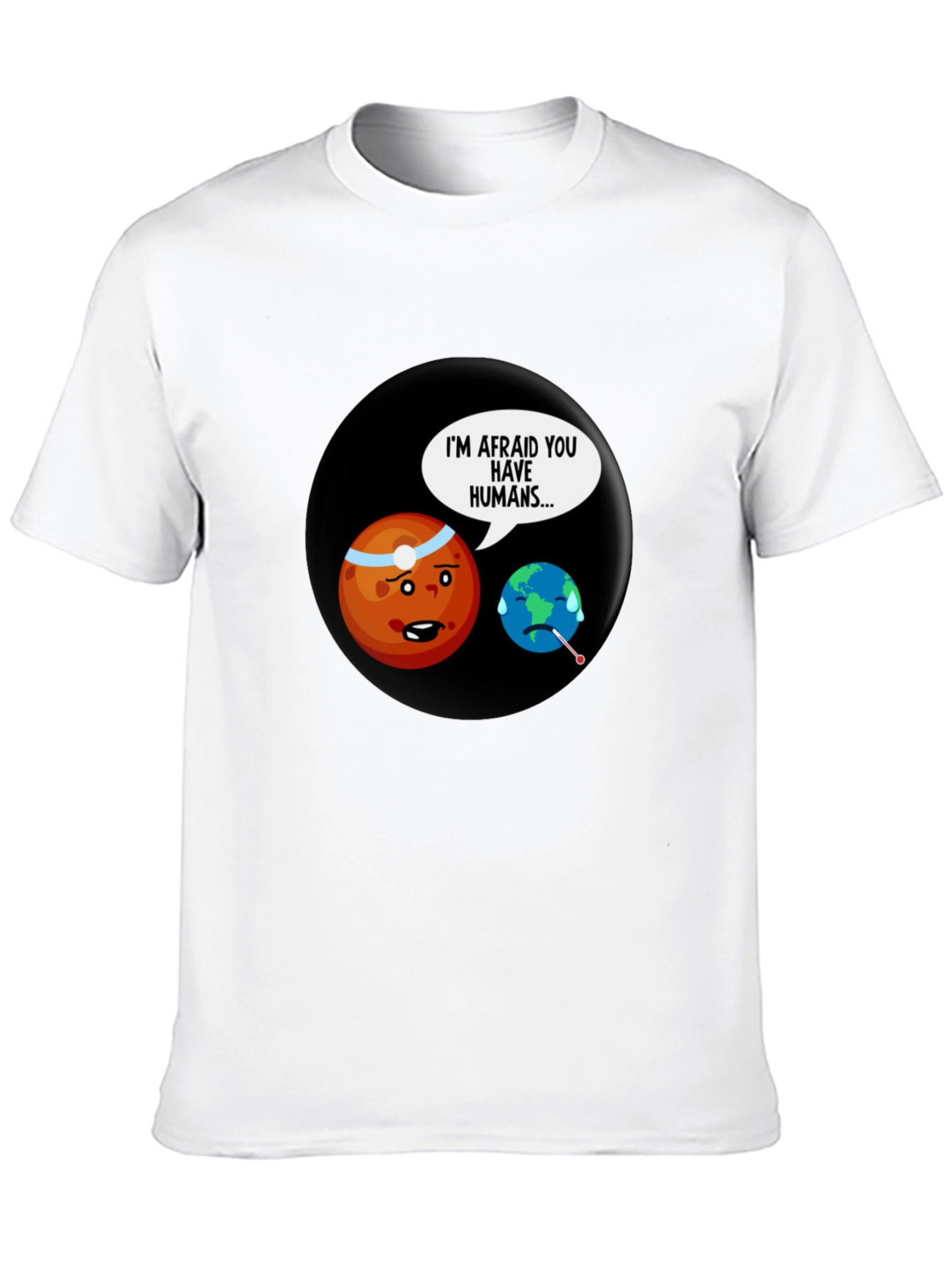Humorous Planet Graphic T-Shirt