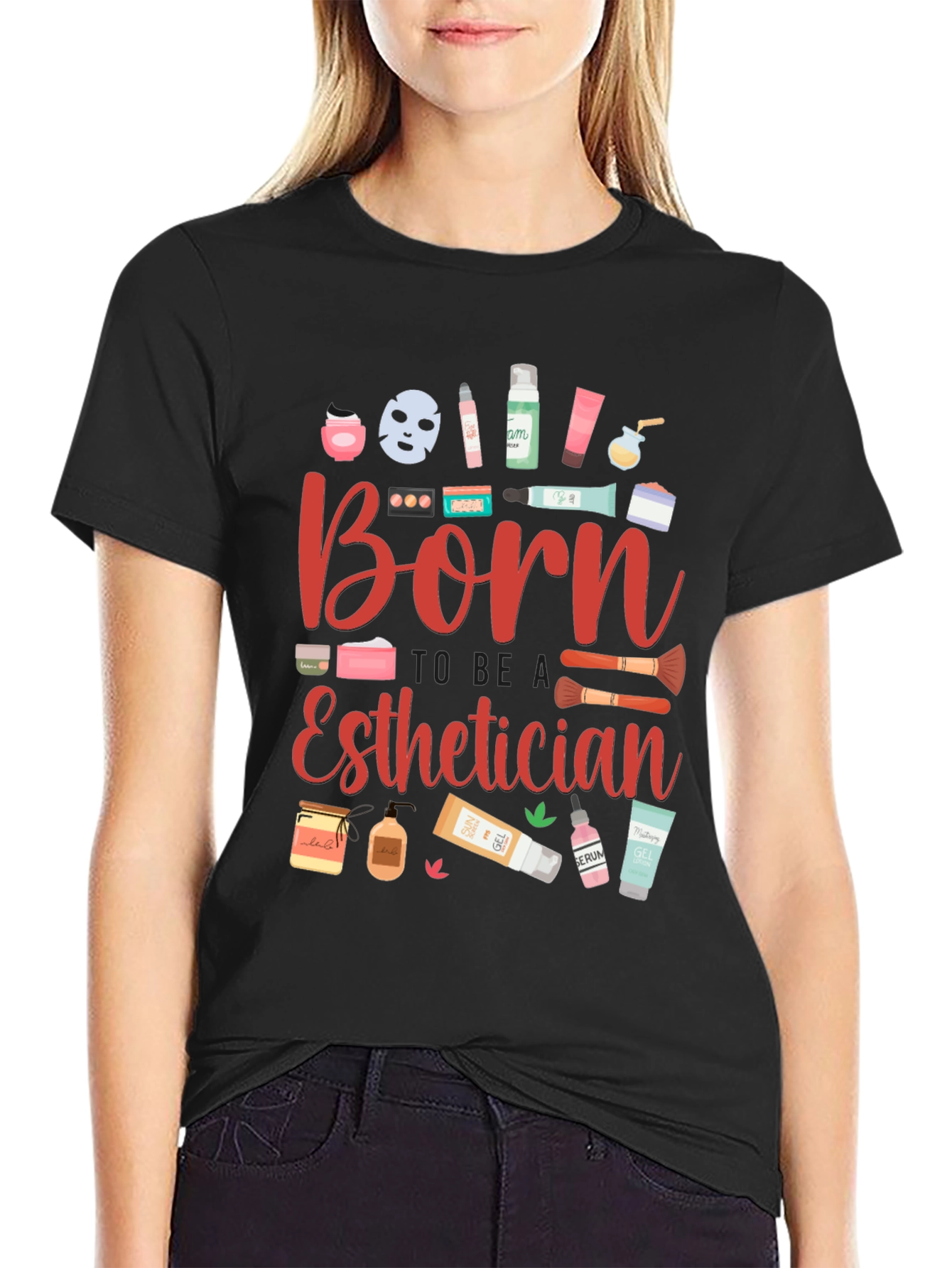 Born Esthetician Graphic T-Shirt