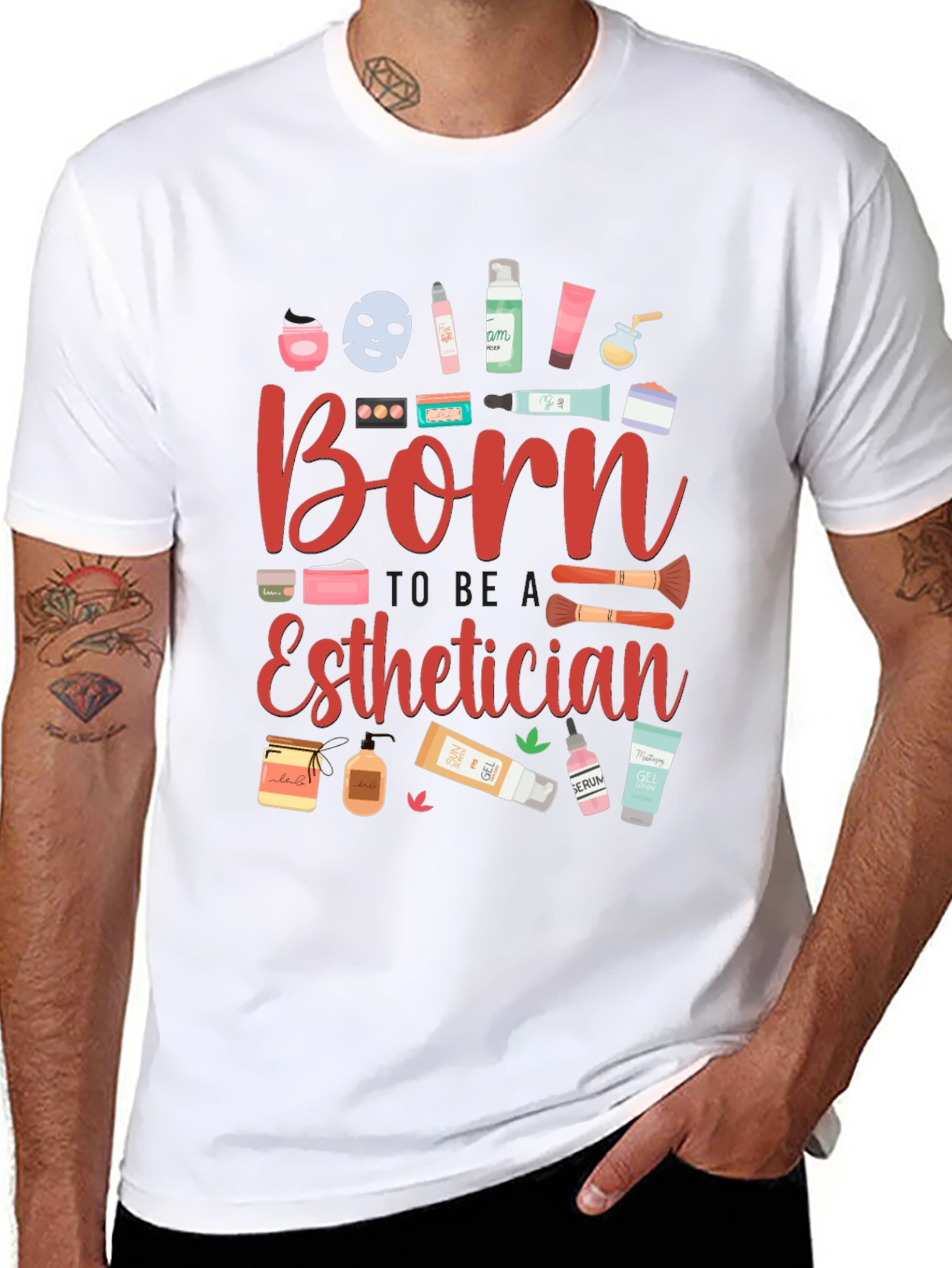 Born Esthetician Graphic T-Shirt