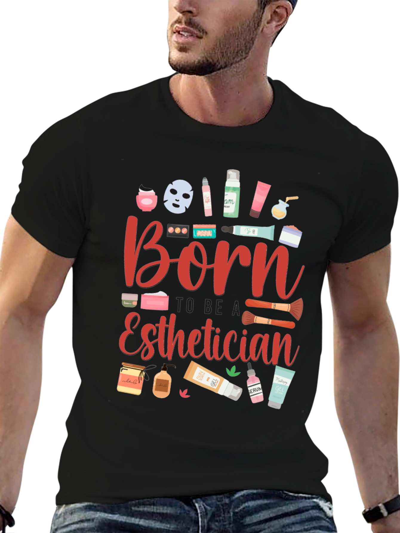 Born Esthetician Graphic T-Shirt