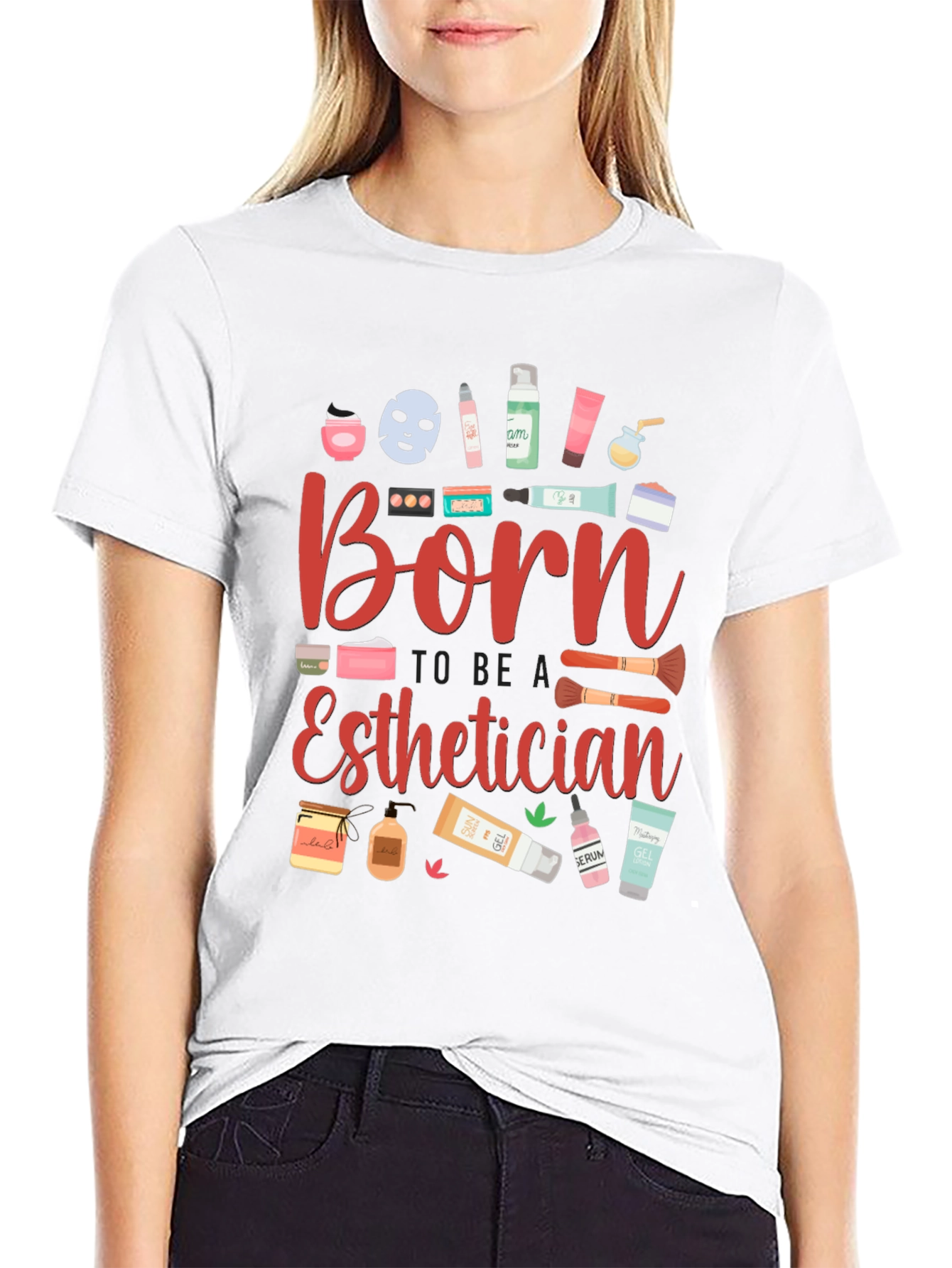 Born Esthetician Graphic T-Shirt