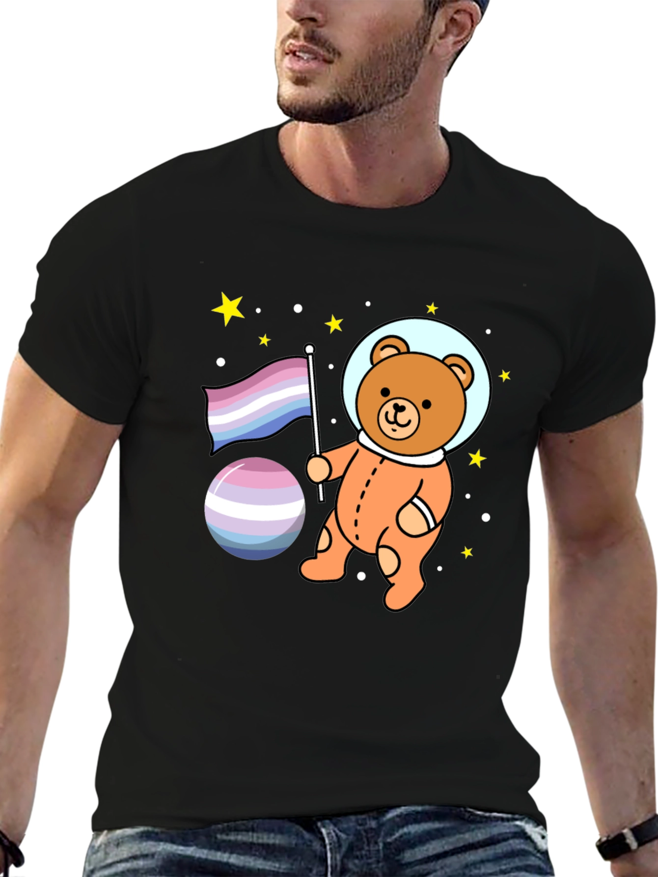 Space Bear Pride T-Shirt