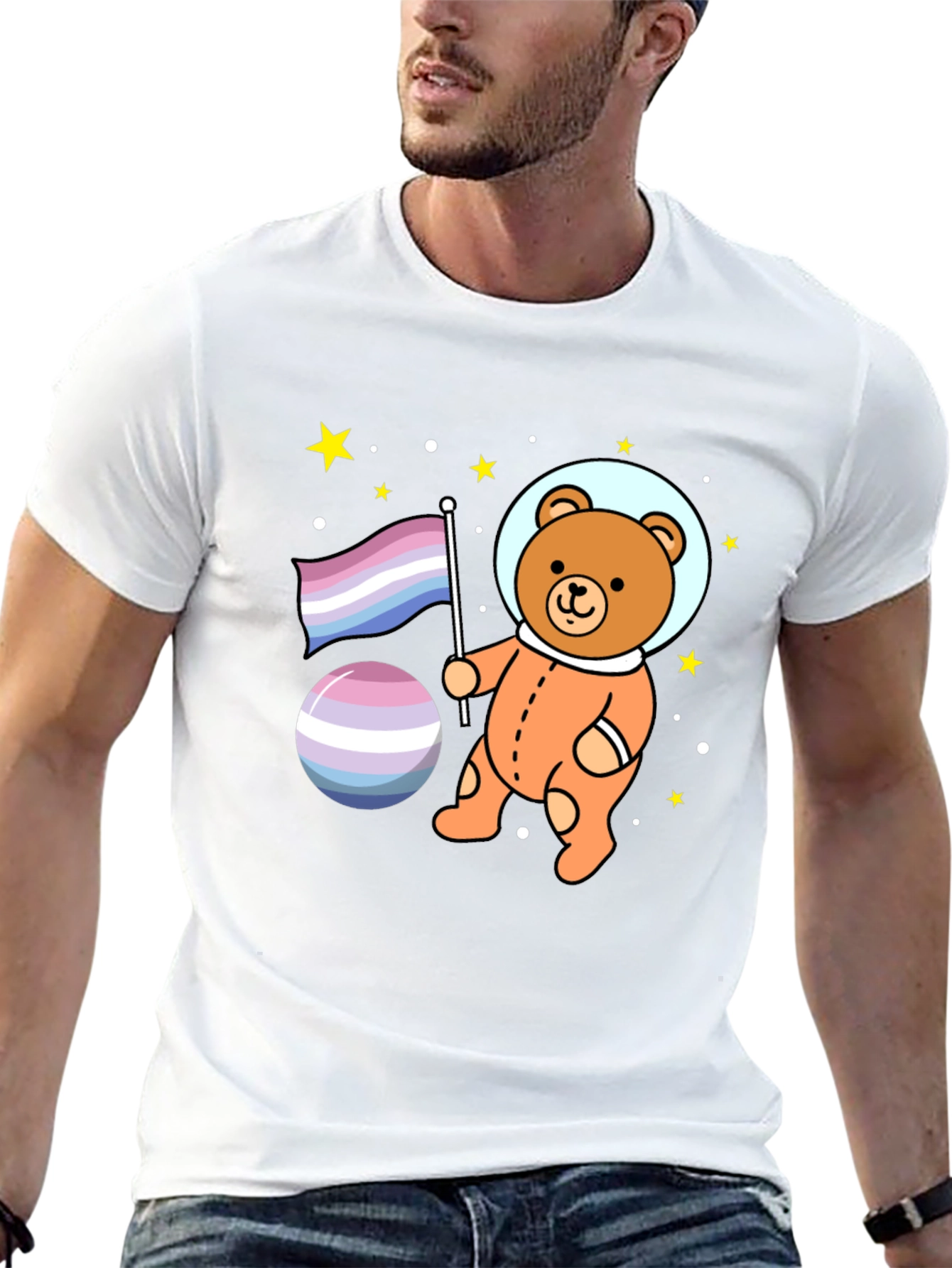 Space Bear Pride T-Shirt