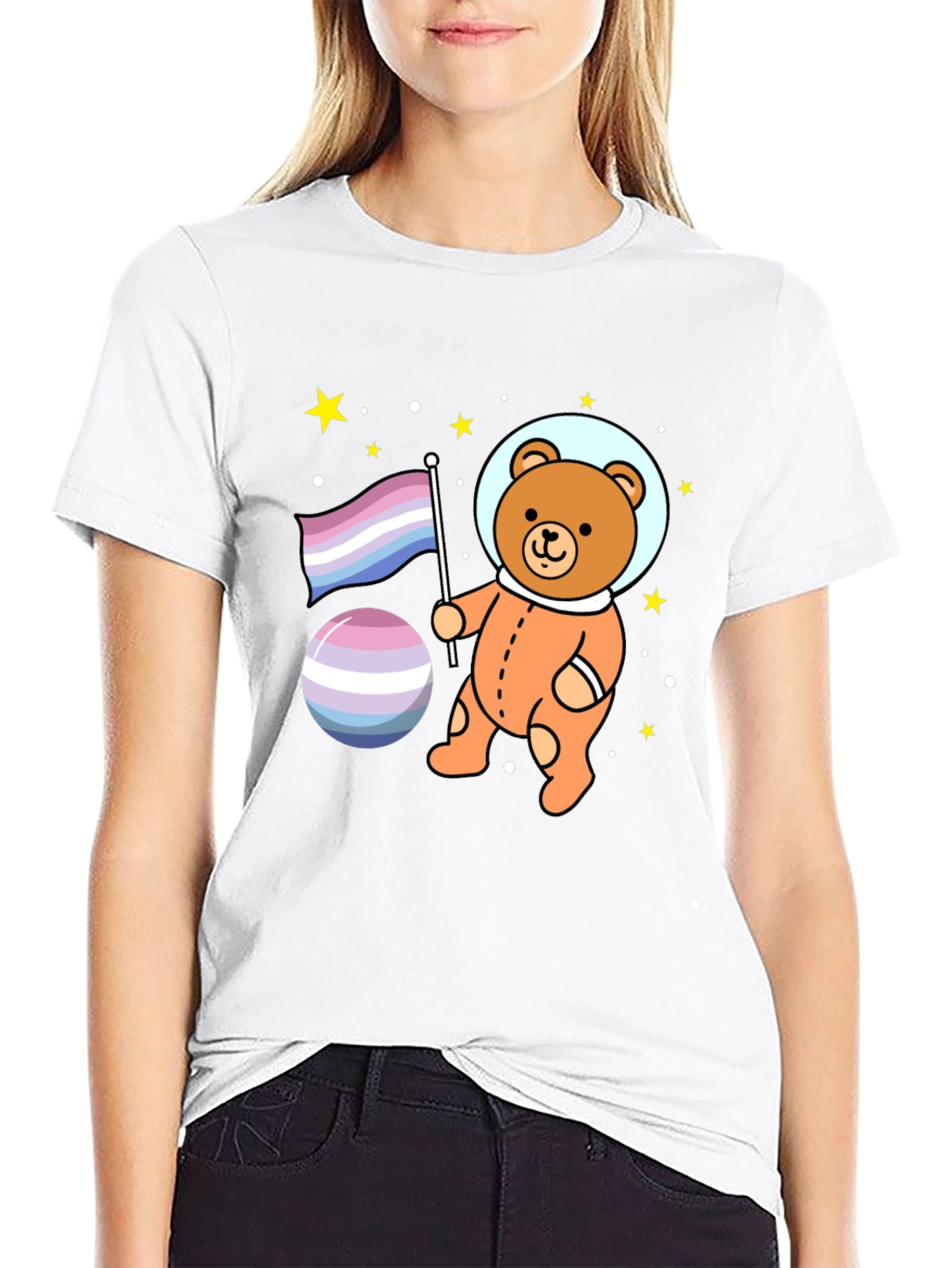 Space Bear Pride T-Shirt