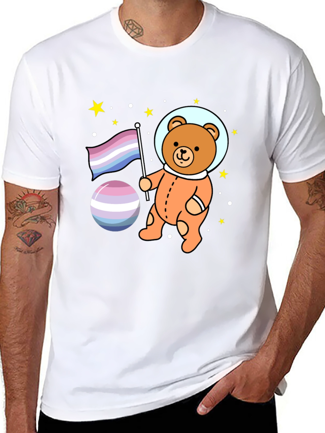 Space Bear Pride T-Shirt