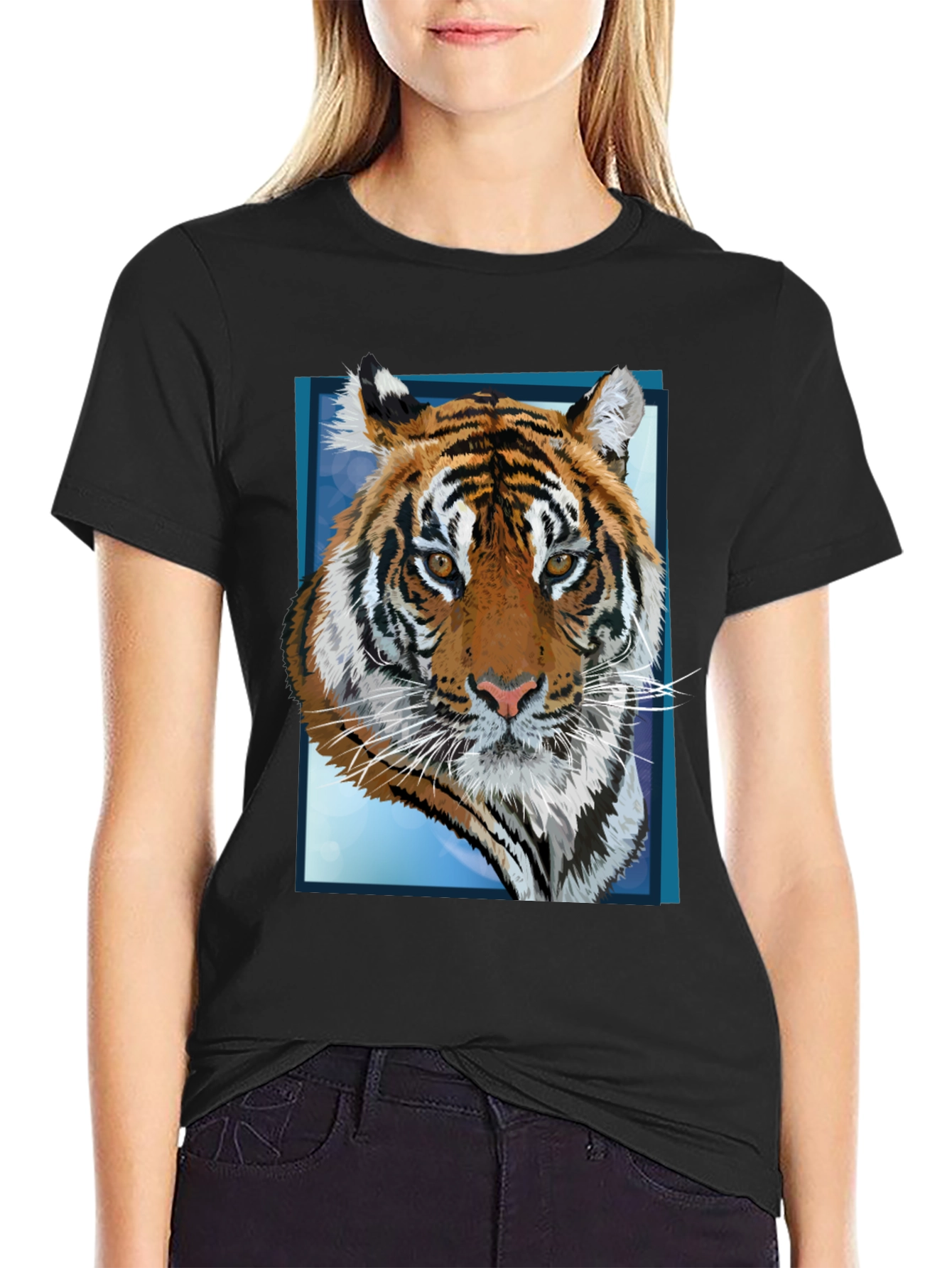 Tiger Graphic T-Shirt - Bold Animal Print Tee