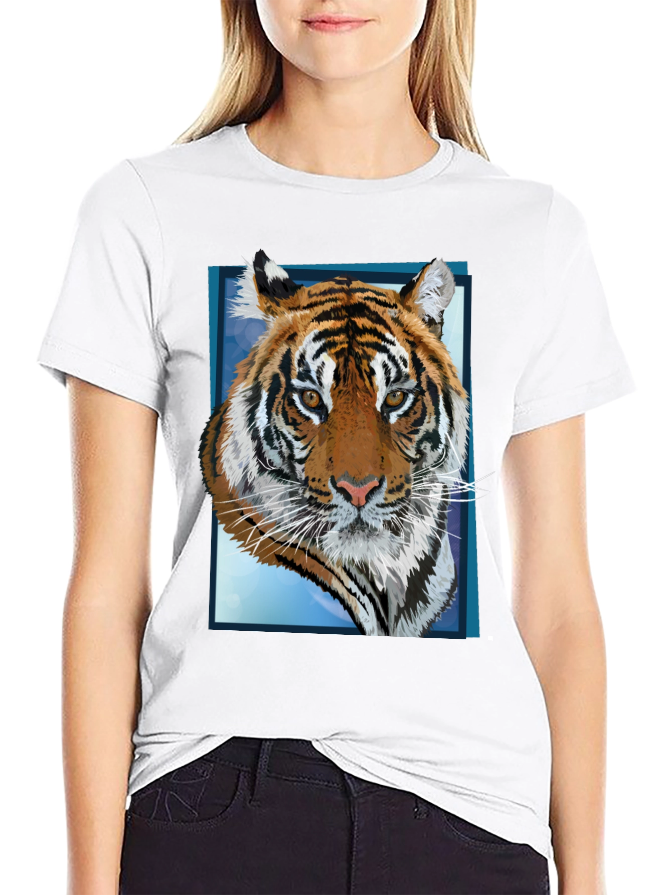 Tiger Graphic T-Shirt - Bold Animal Print Tee
