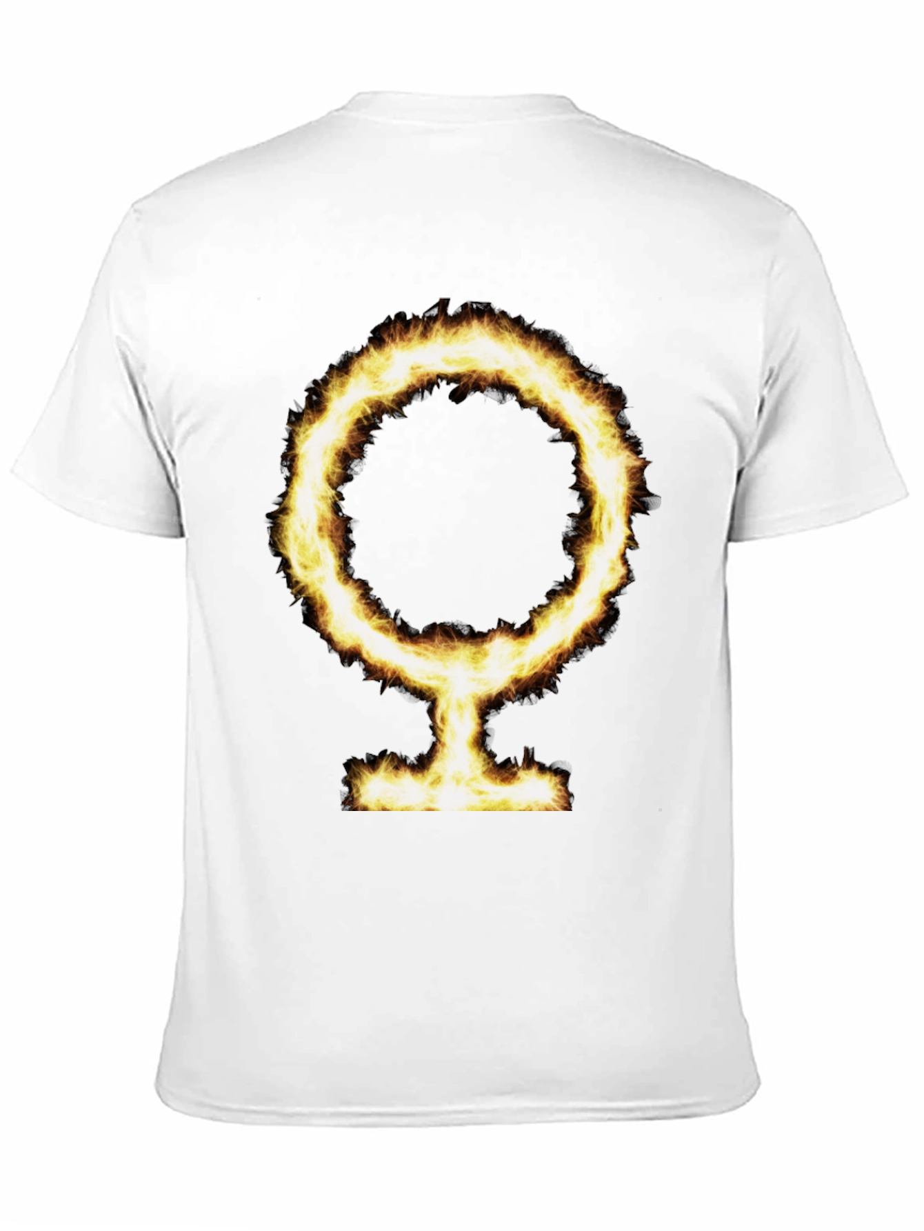 Flaming Symbol Black T-Shirt