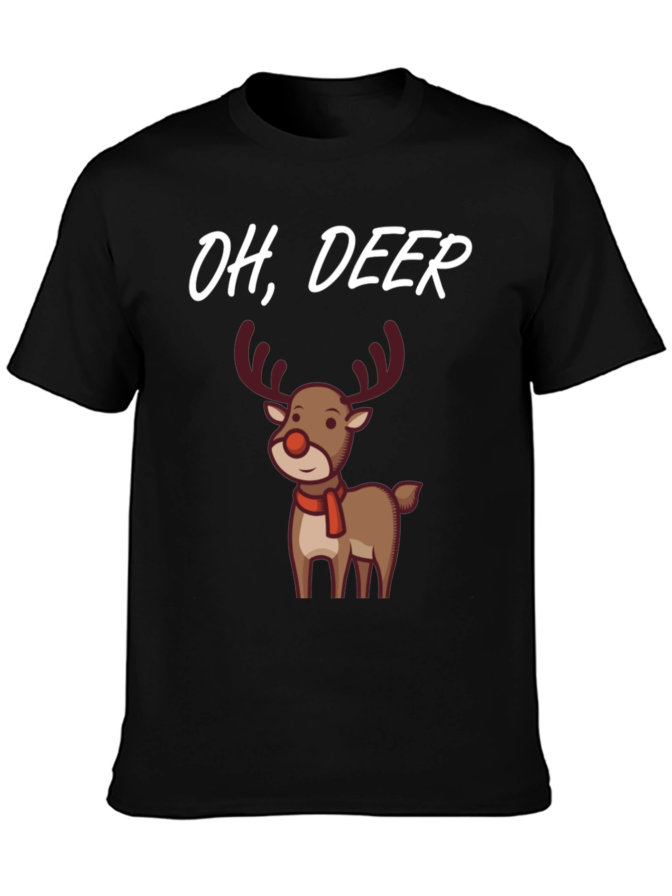 Oh Deer! Funny Christmas Graphic Tee