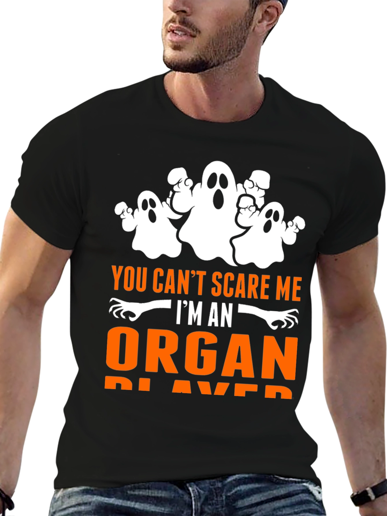 Funny Organ Player Halloween T-Shirt